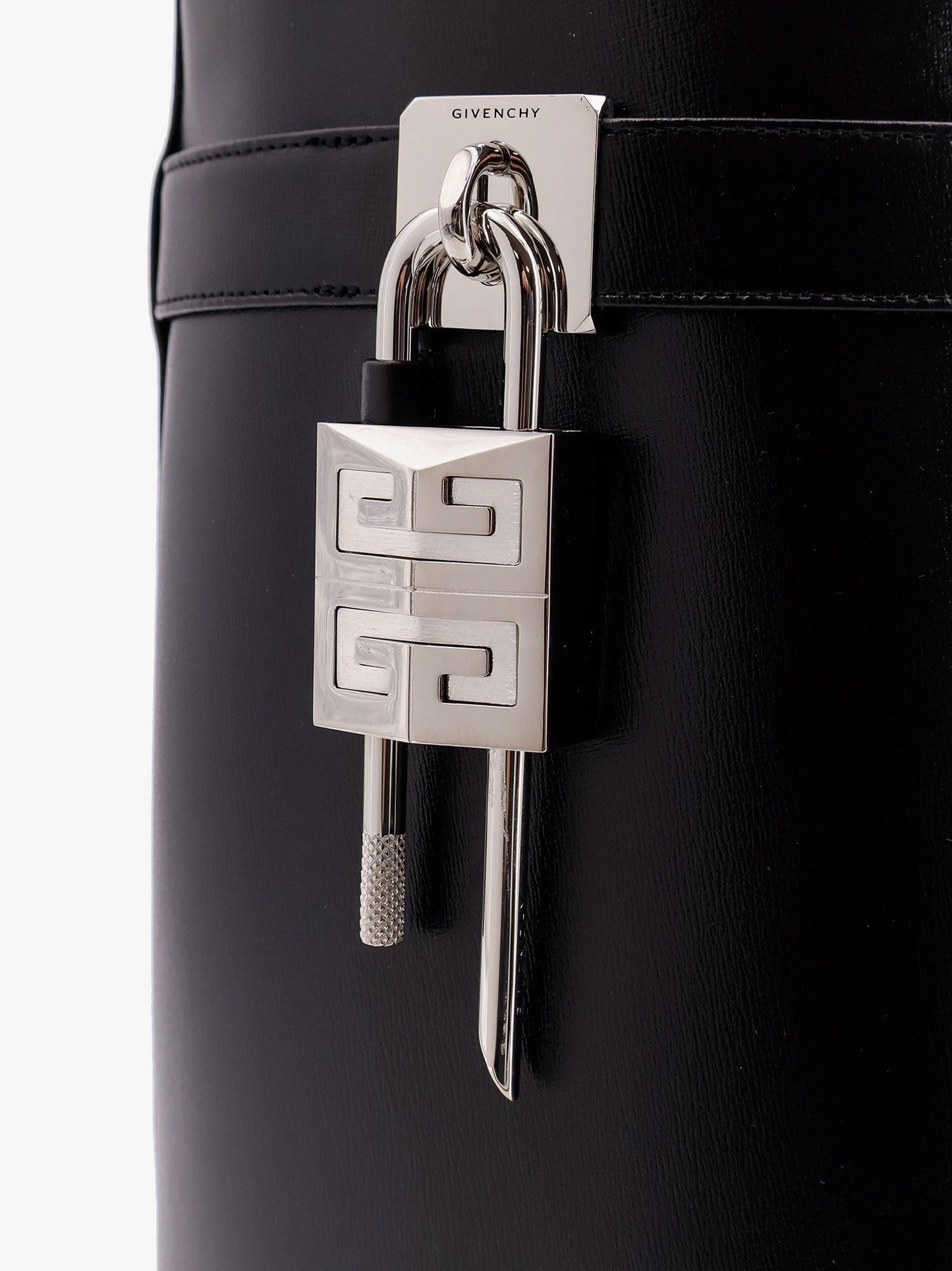 Givenchy Sharklock Leather Ankle Boots