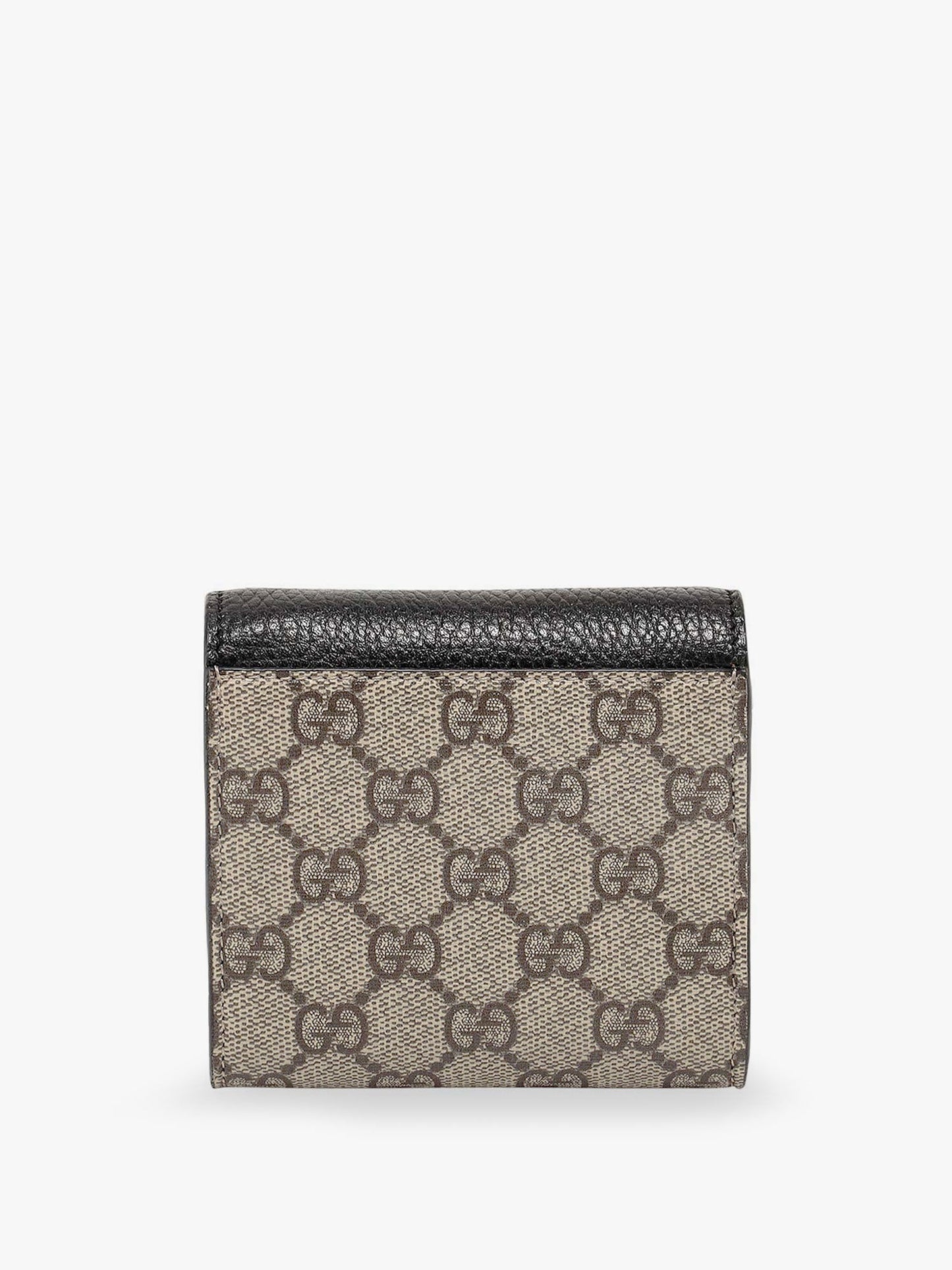 Gucci Supreme Gg Fabric And Leather Wallet