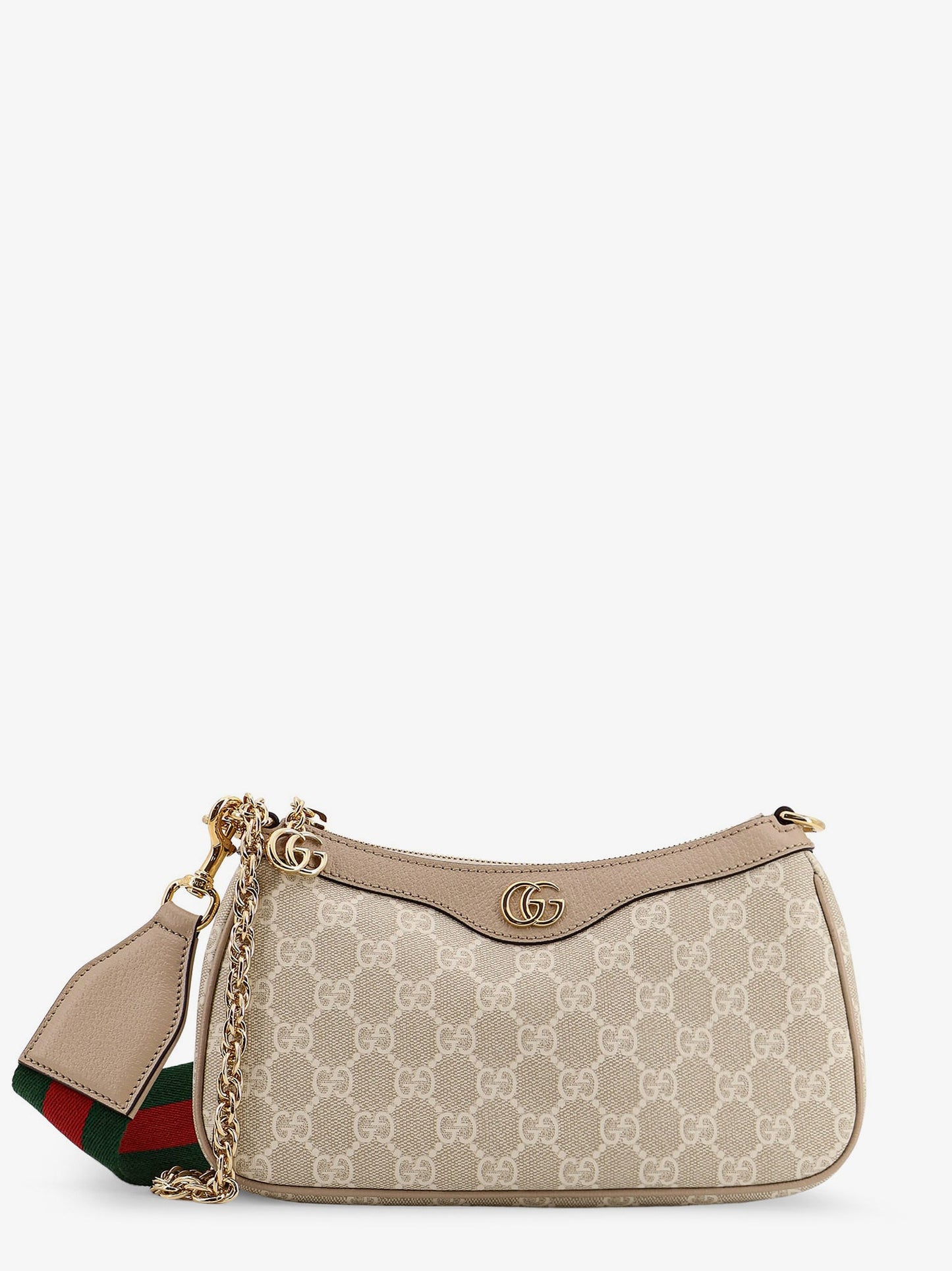 Gucci Ophidia Shoulder Bag In Gg Supreme Fabric And Leather