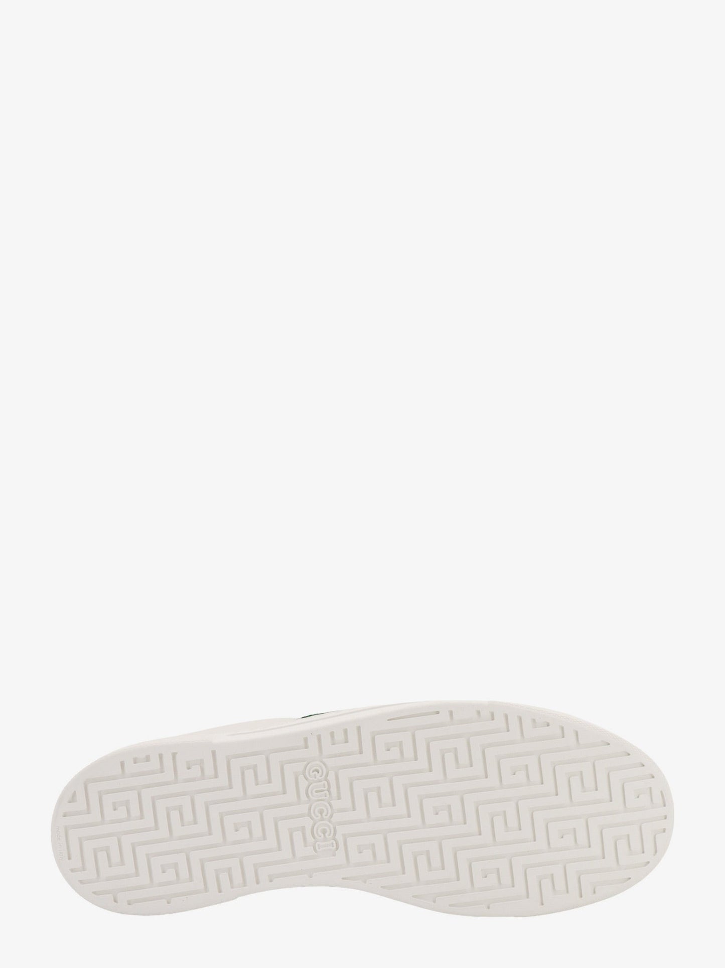 Gucci Ace Leather Sneakers With Lateral Web Band