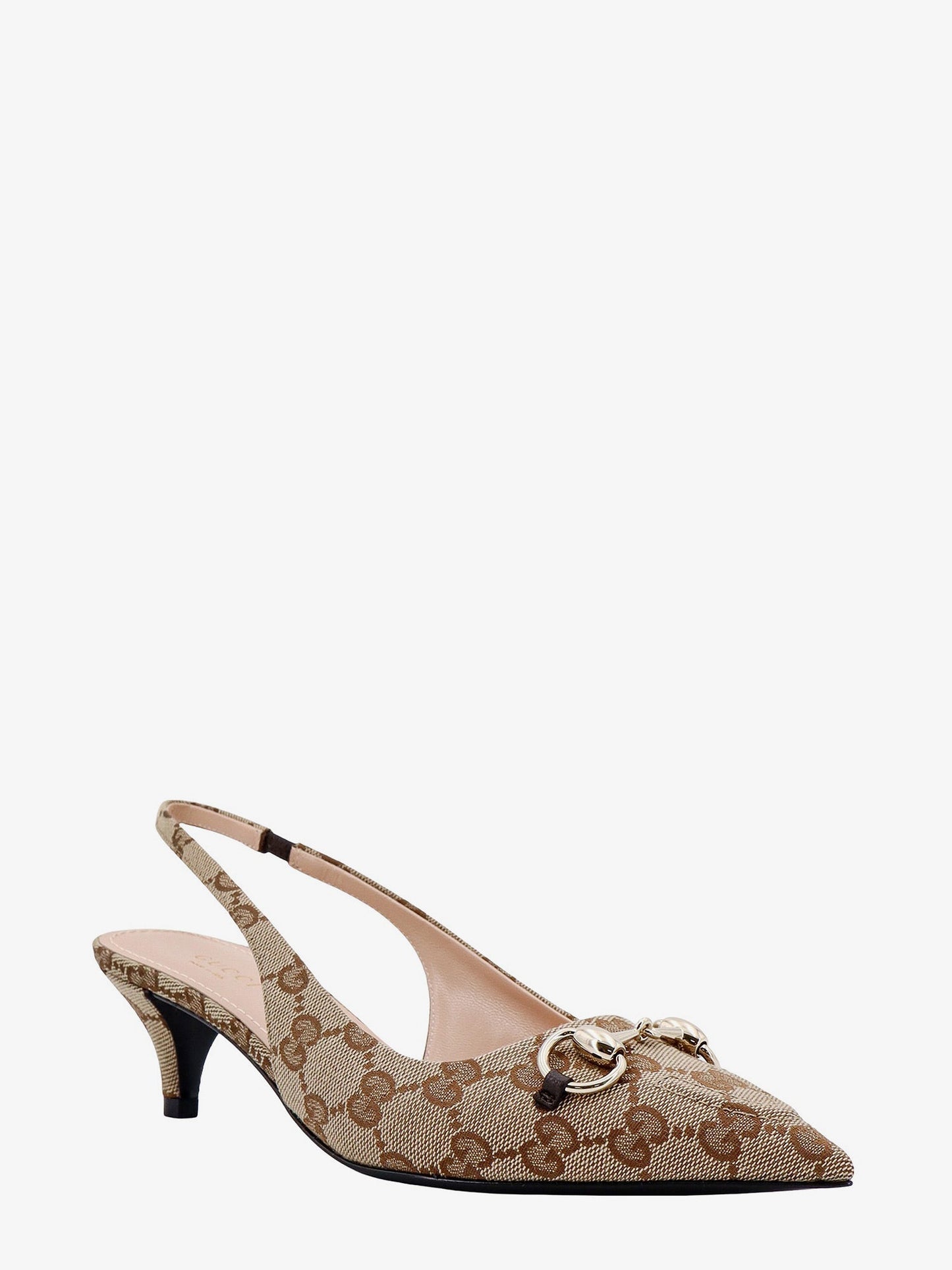 Gucci Gg Fabric Slingback