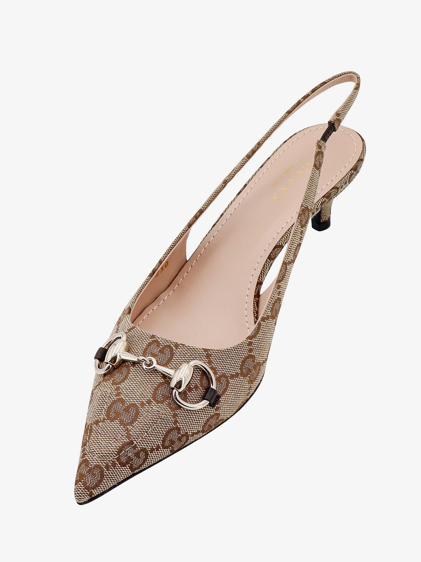 Gucci Gg Fabric Slingback