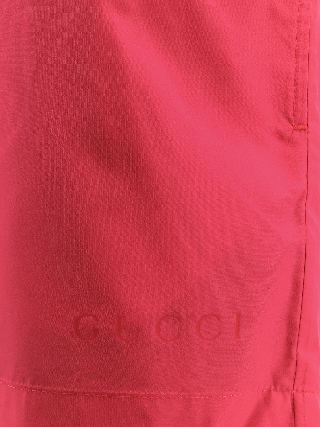 Gucci Fluo Nylon Swim Trunks With Gucci Dust Bag