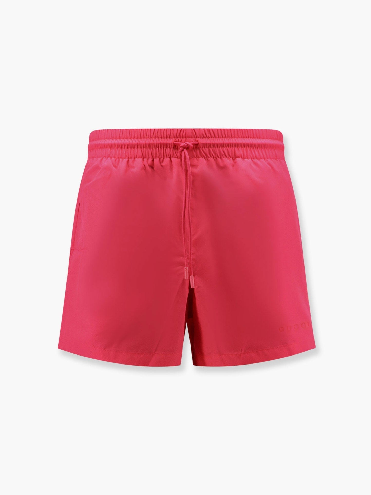 Gucci Fluo Nylon Swim Trunks With Gucci Dust Bag