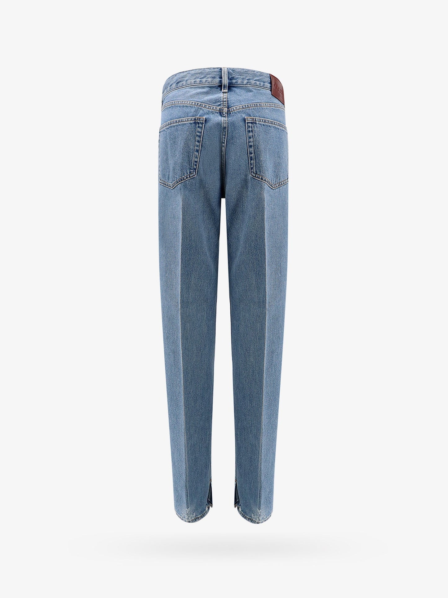 Gucci Cotton Jeans With Rossa Ancora Back Logo Patch