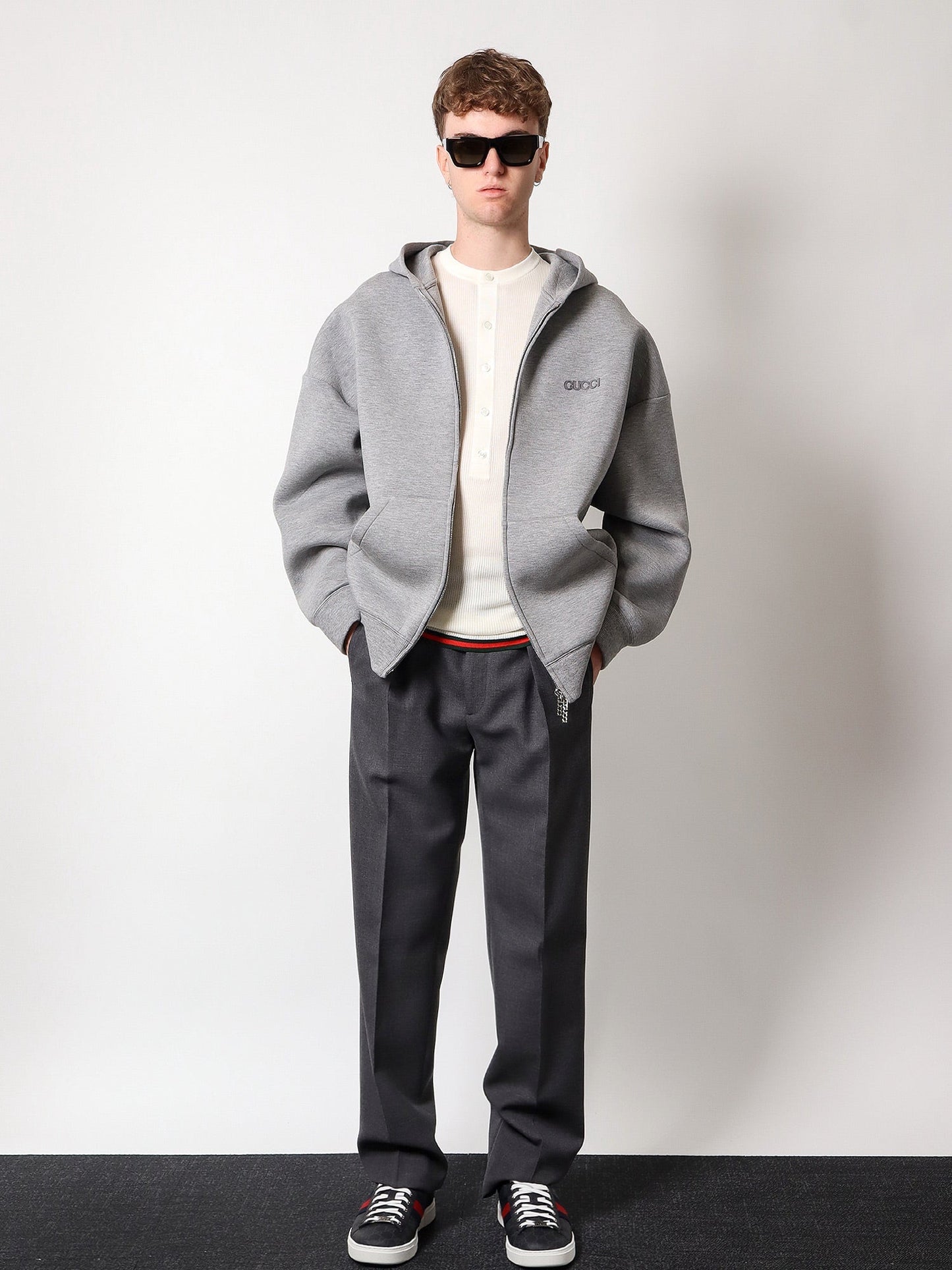 Gucci Neoprene Sweatshirt With Gucci Patch