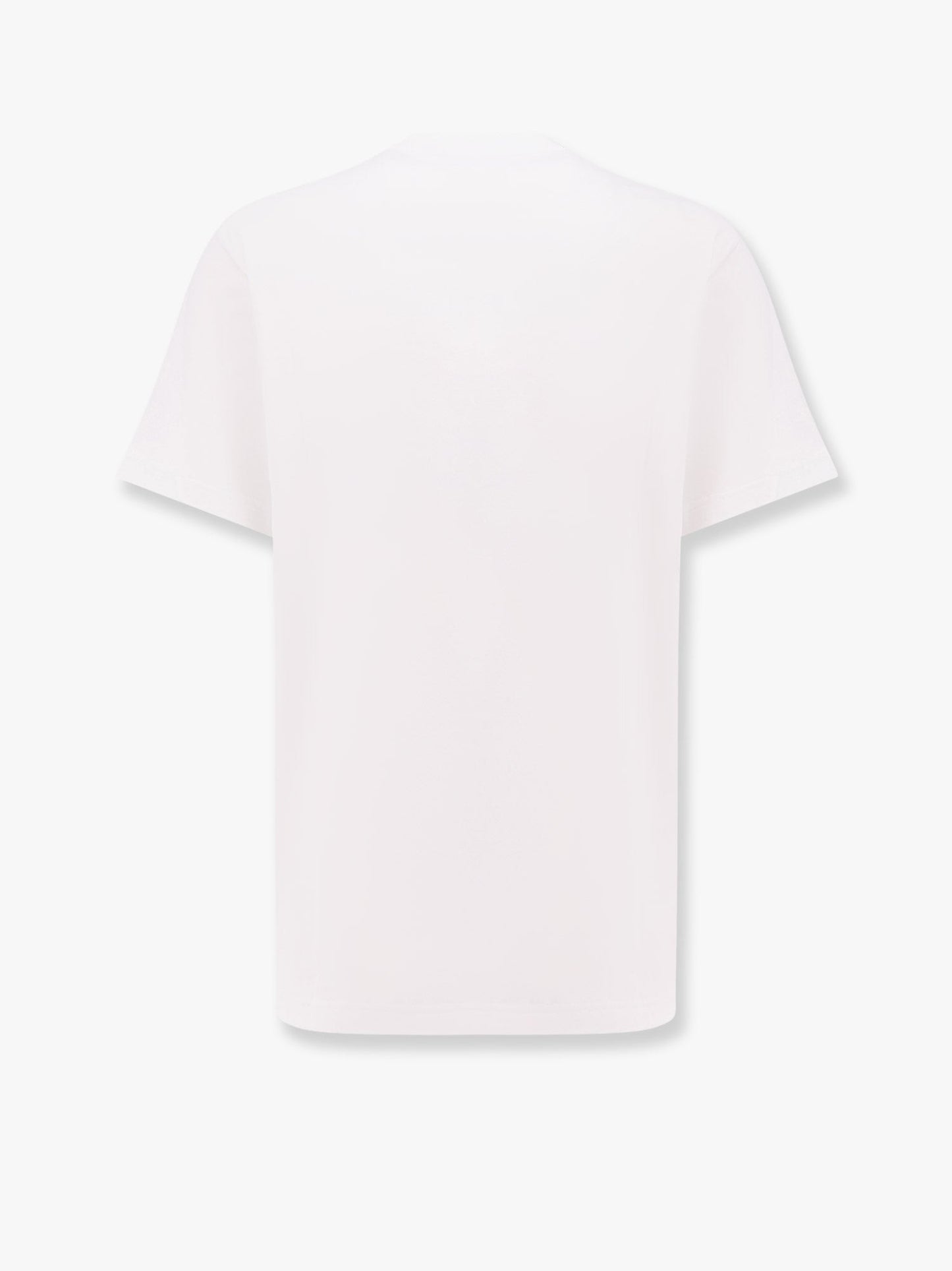 Gucci Cotton T Shirt With Lettering Logo And Gucci Web Band
