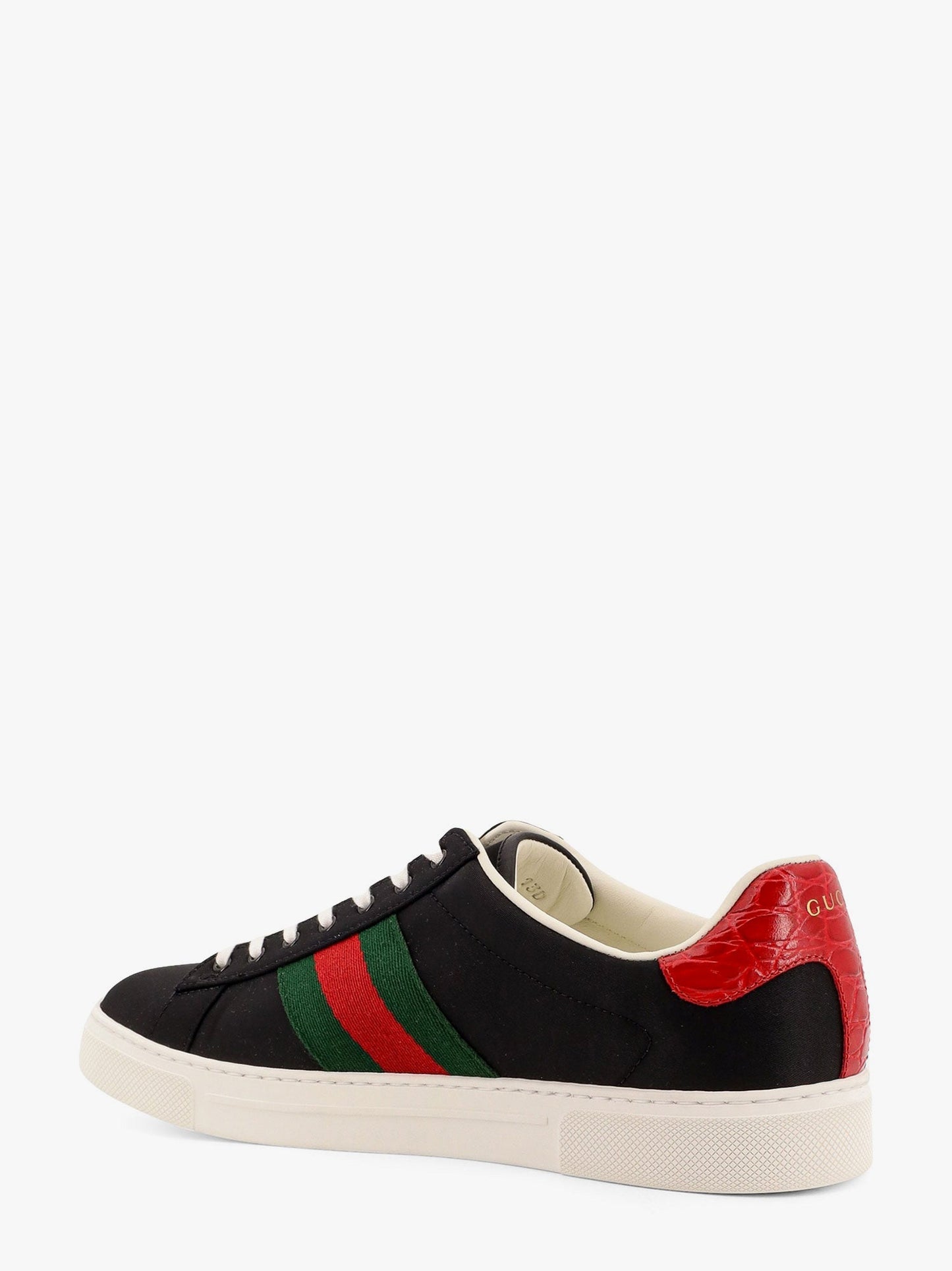 Gucci Ace Nylon Sneakers With Lateral Web Band