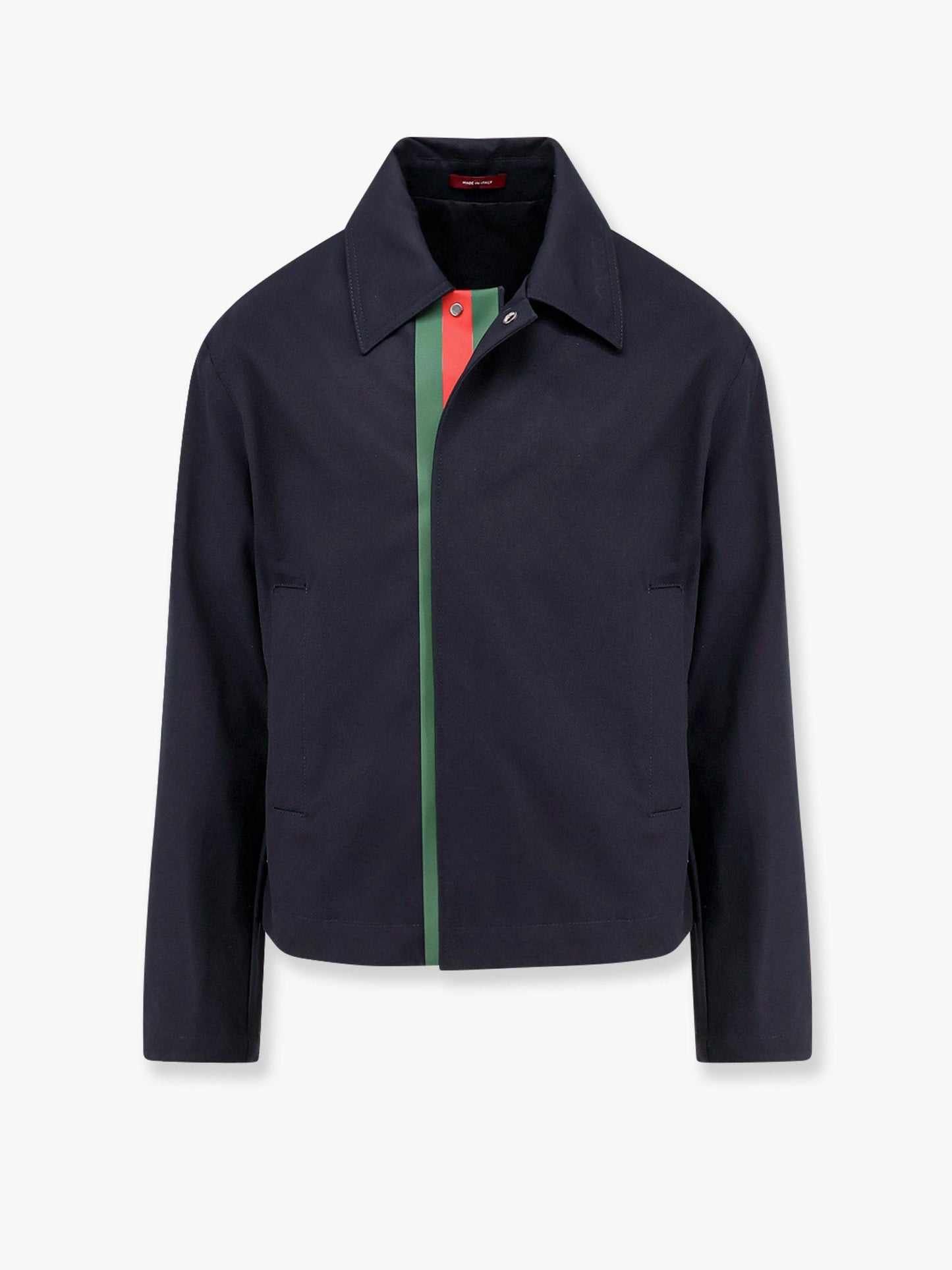 Gucci Cotton Gabardine Jacket With Embossed Logo