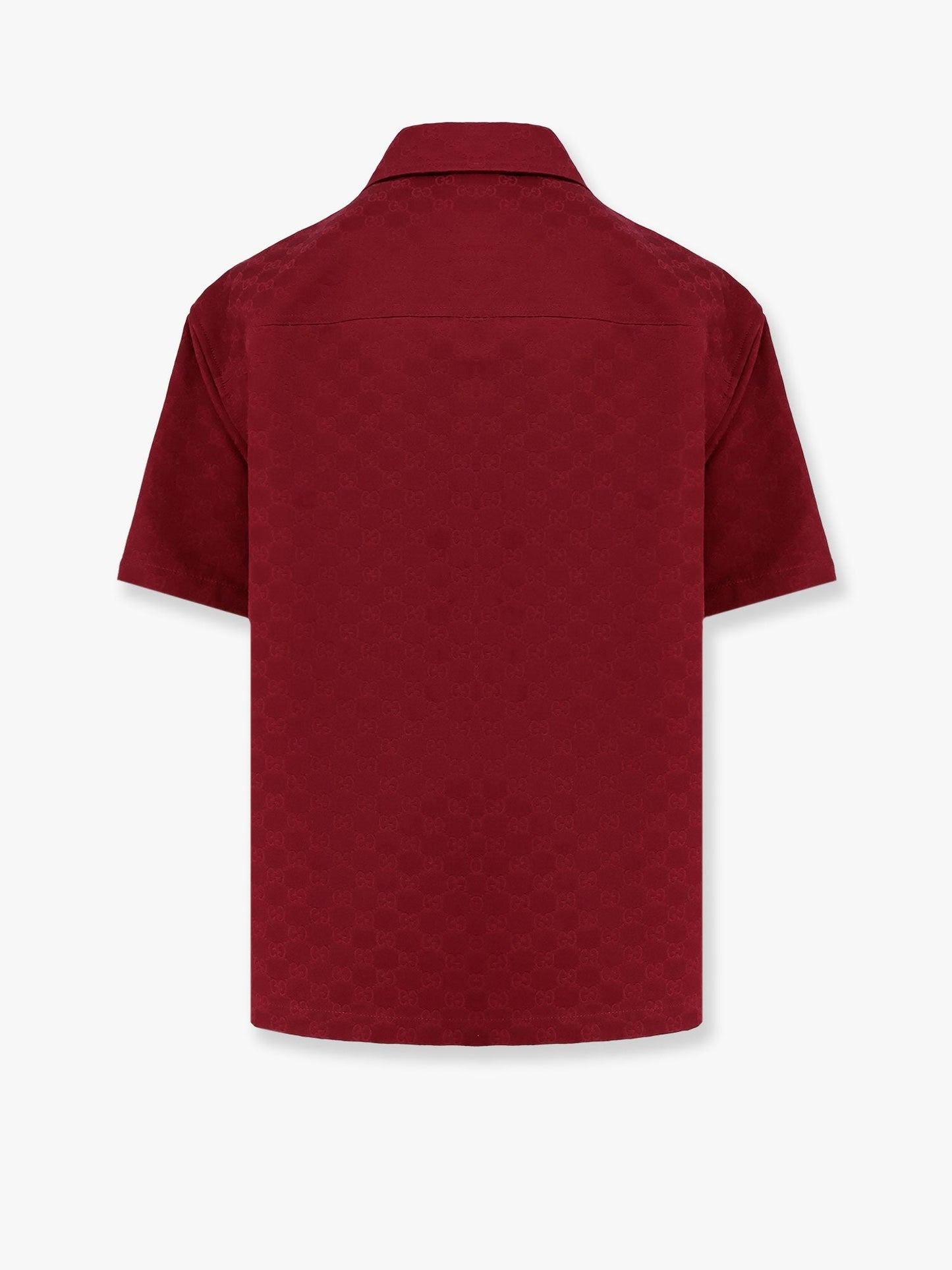 Gucci Gg Jacquard Oversize Cotton Shirt