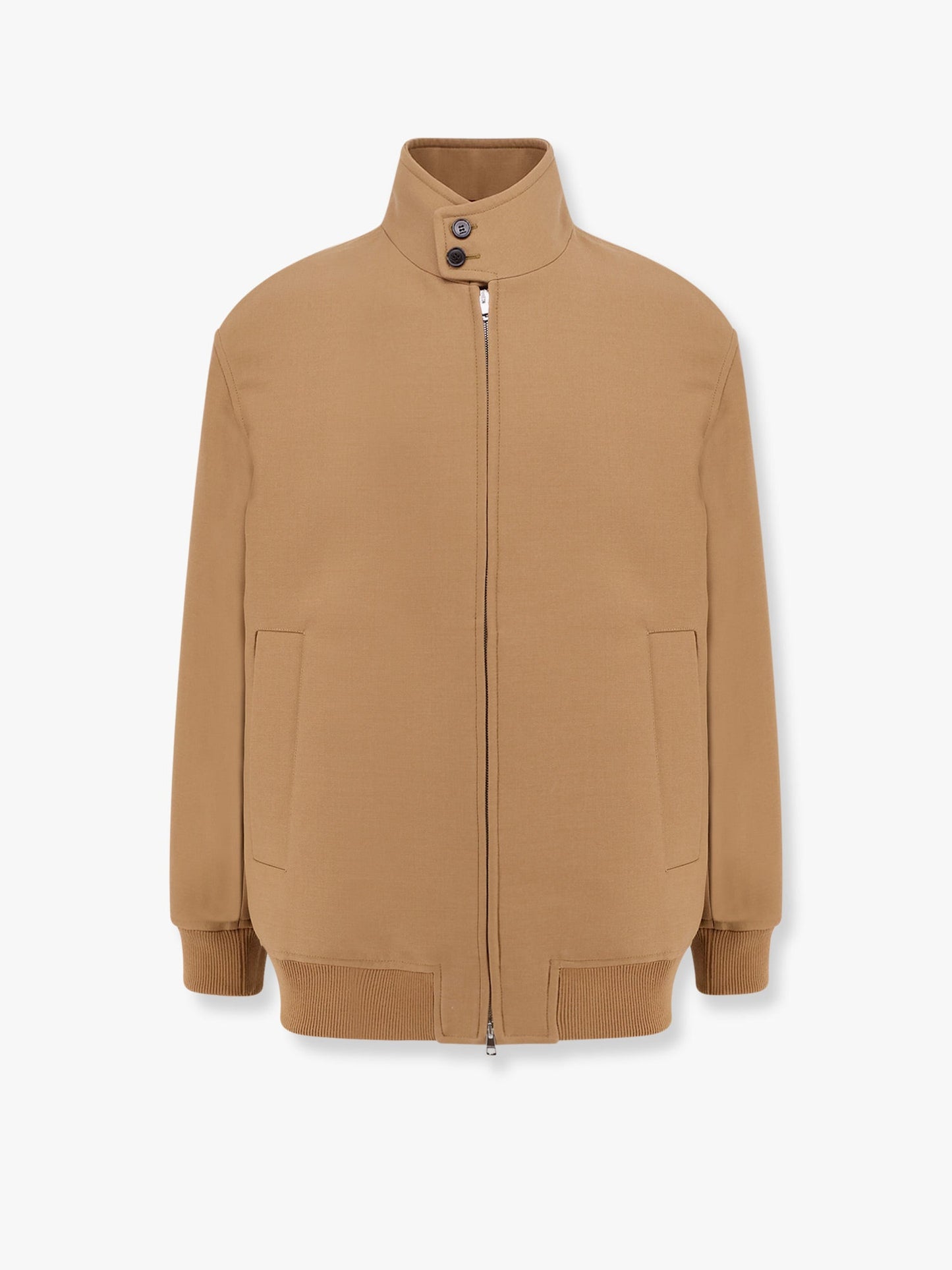 Gucci Wool Jacket With Gg Lining