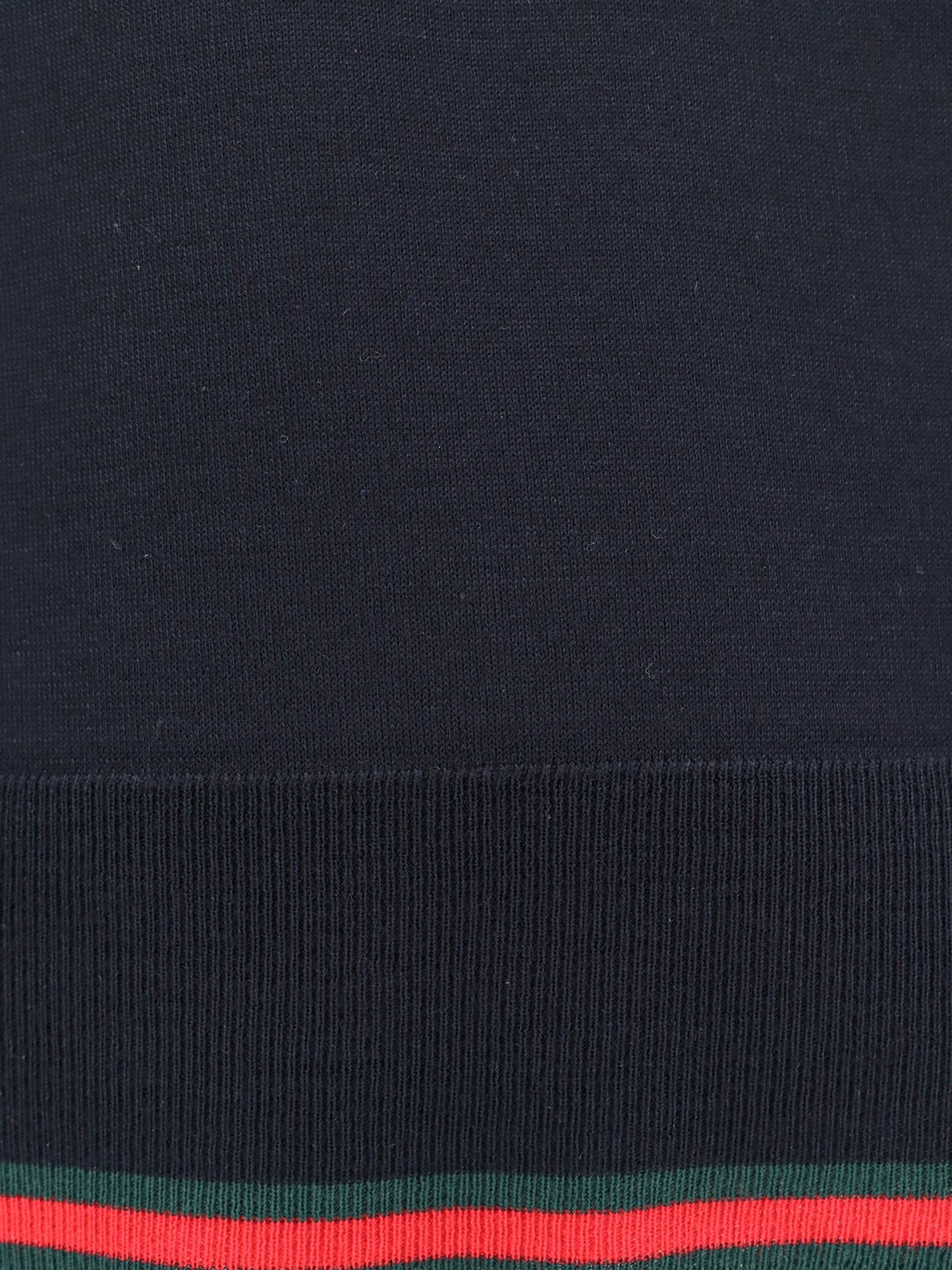 Gucci Fine Wool Sweater With Web Motif