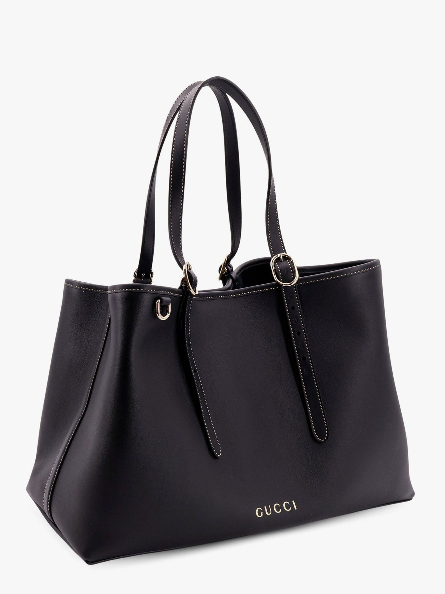 Gucci Gg Emblem Leather Shoulder Bag