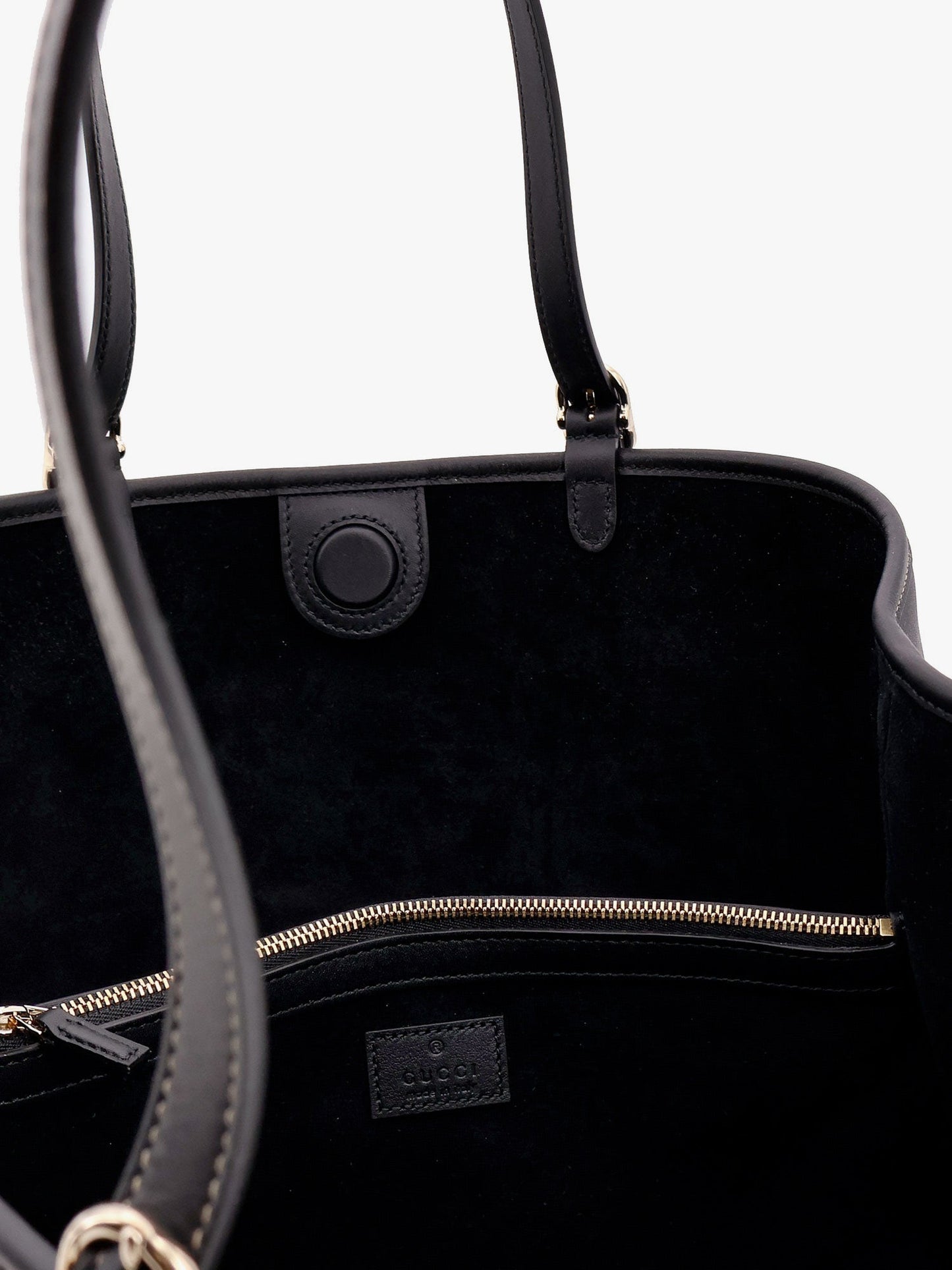 Gucci Gg Emblem Leather Shoulder Bag