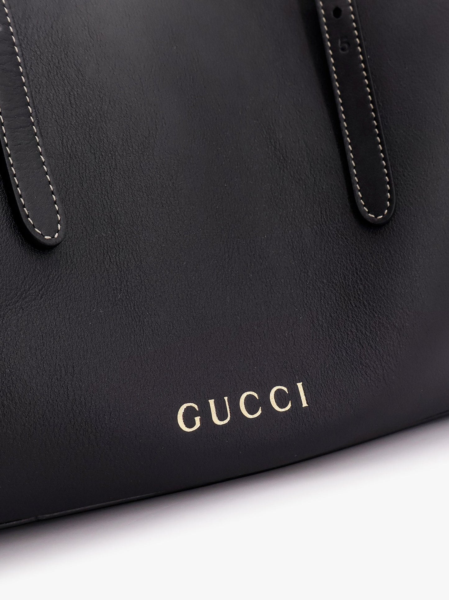 Gucci Gg Emblem Leather Shoulder Bag