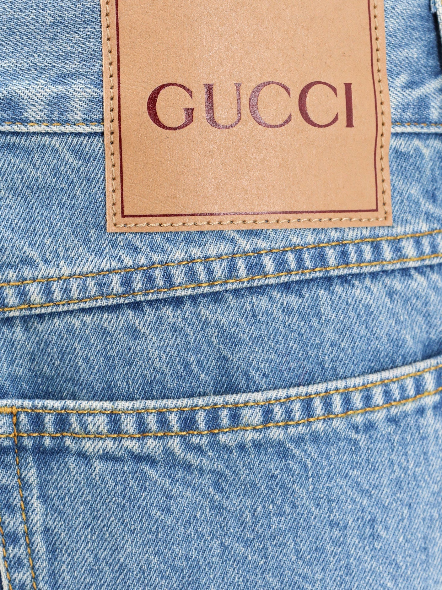Gucci Jeans With Lasered Double G