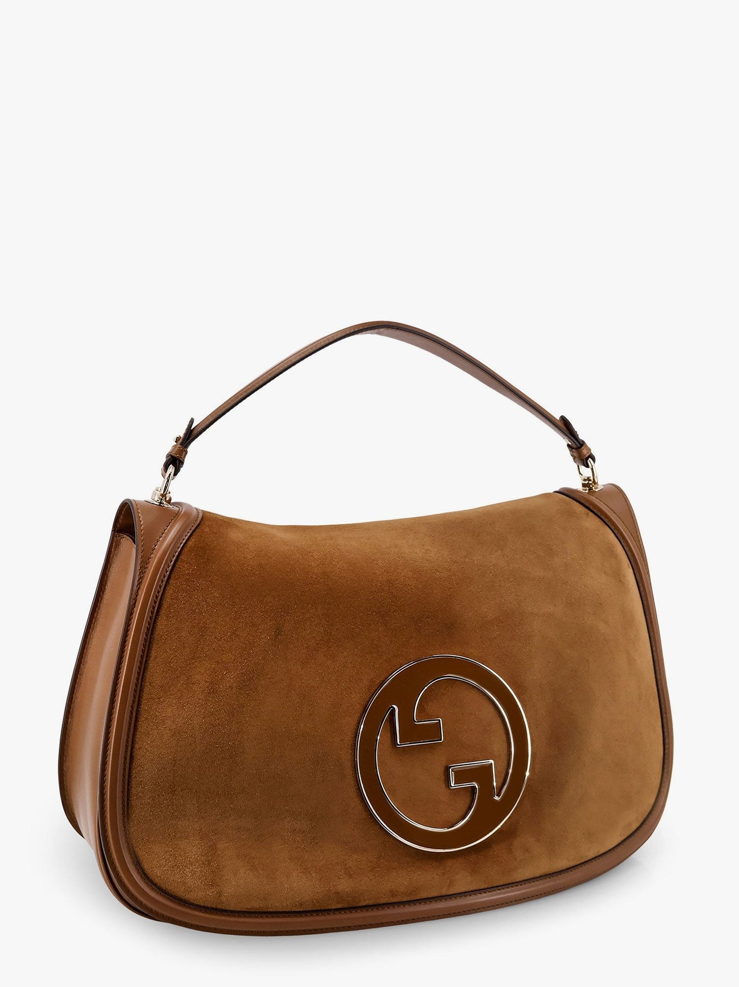 Gucci Blondie Leather Handbag With Maxi Logo