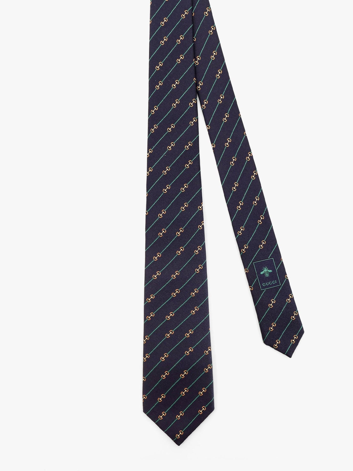 Gucci Silk Tie With Royal Morsy Motif