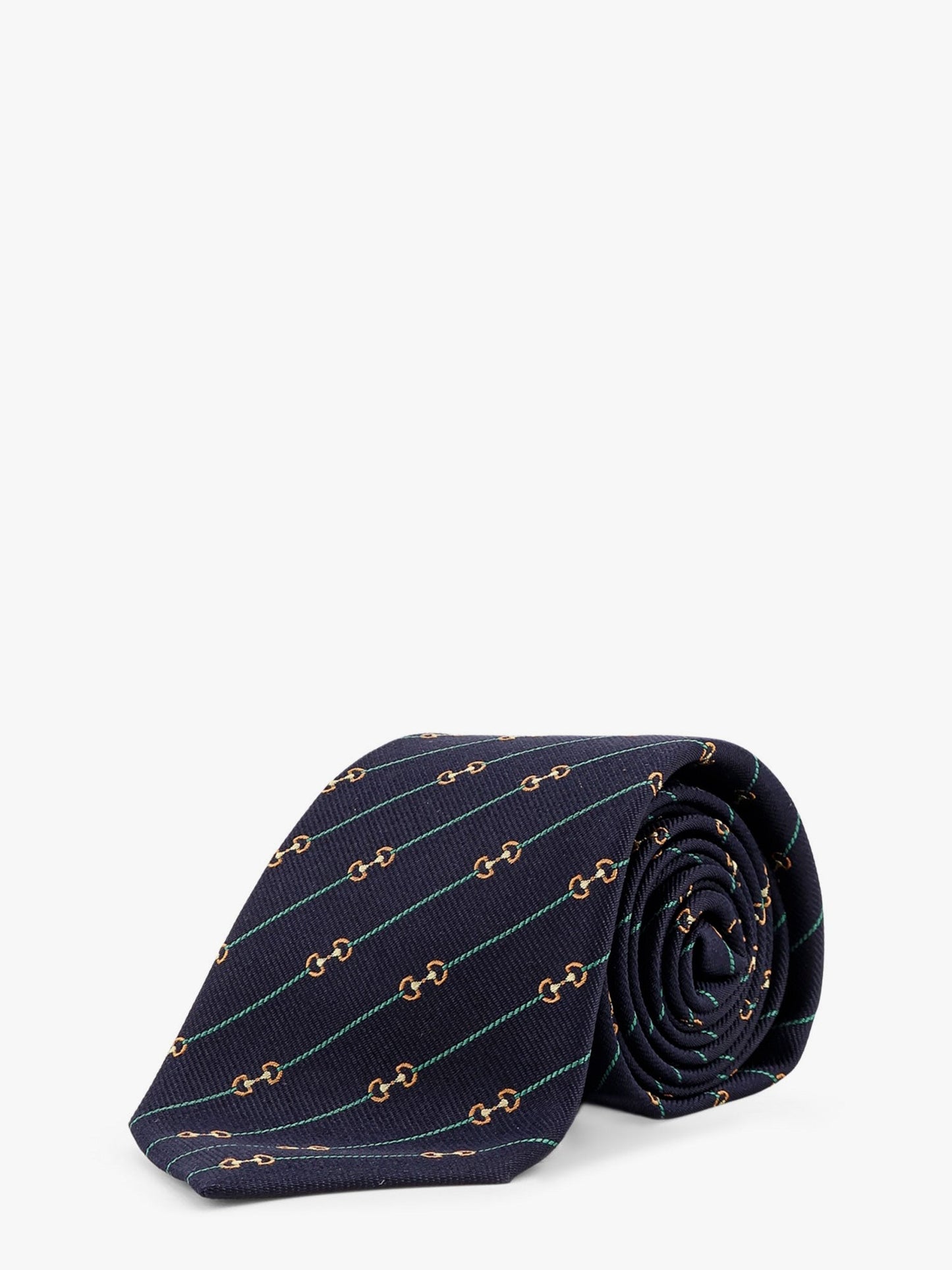Gucci Silk Tie With Royal Morsy Motif