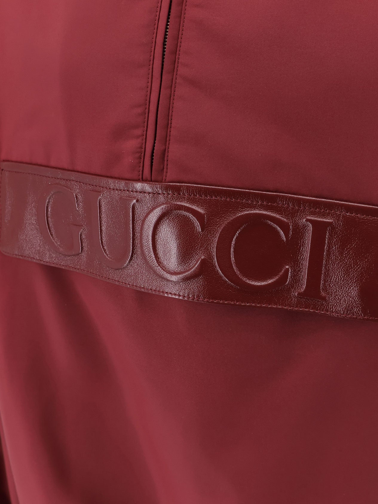 Gucci Gucci Rosso Ancora Technical Gabardine Jacket