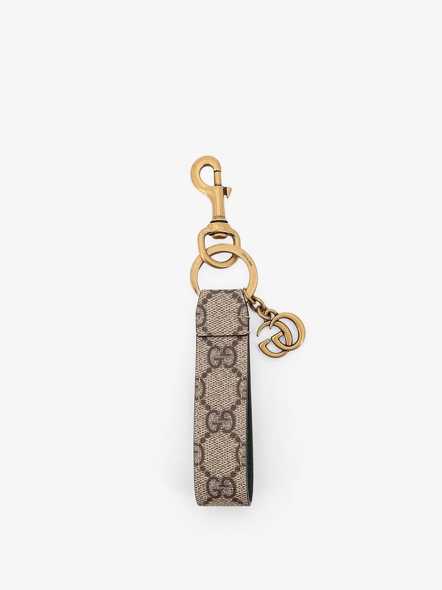 Gucci Gg Supreme Fabric Keyring
