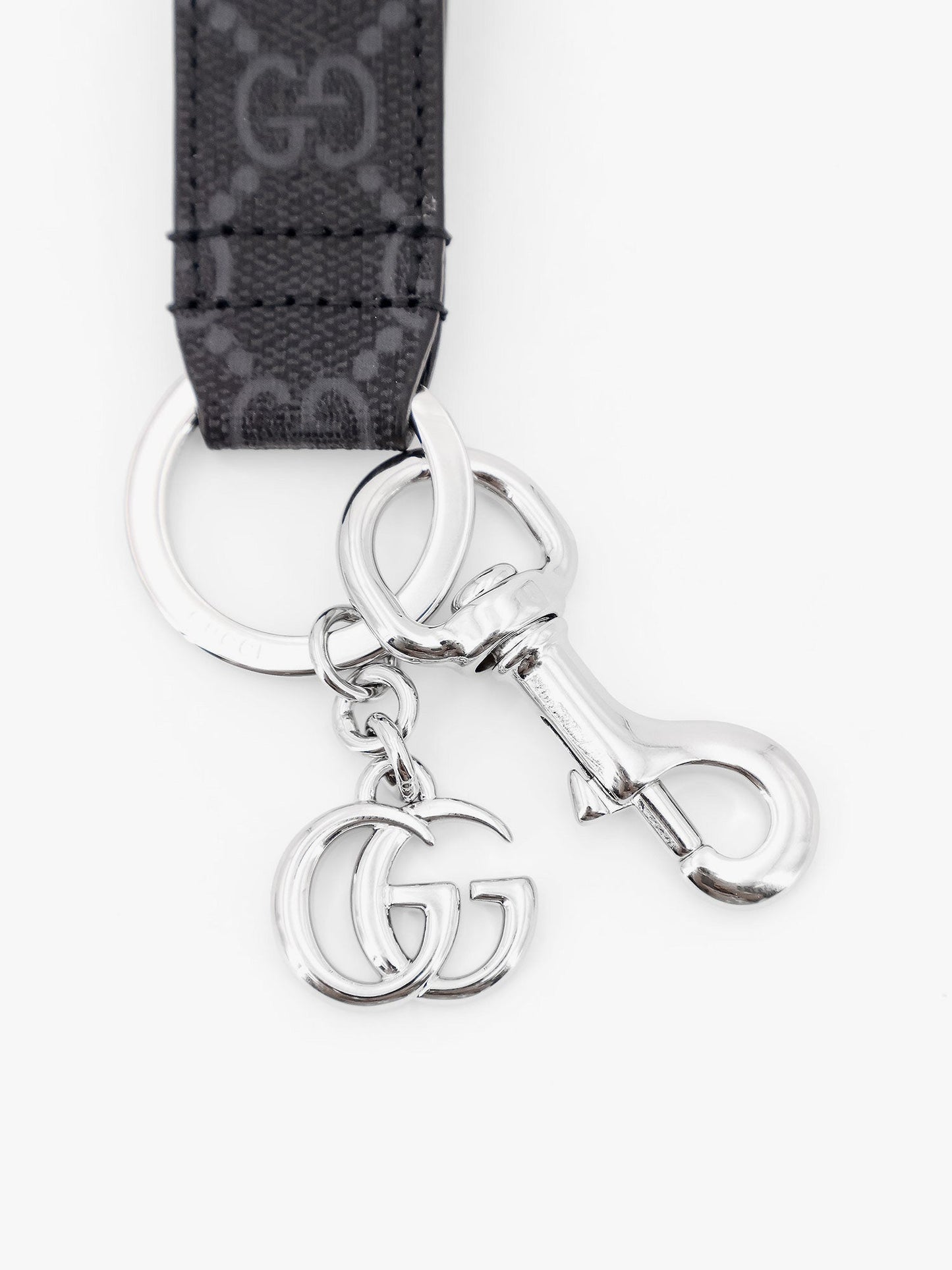 Gucci Gg Supreme Fabric Keyring