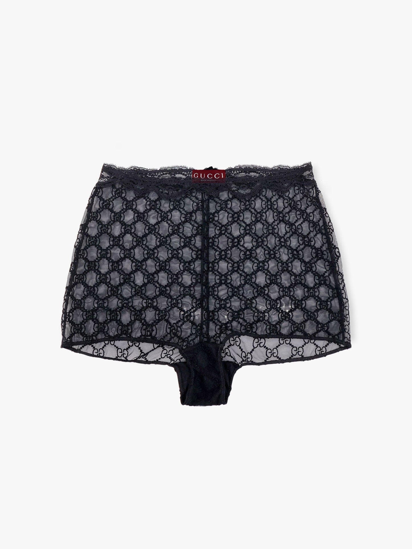 Gucci Lace Culottes With All Over Gg Motif
