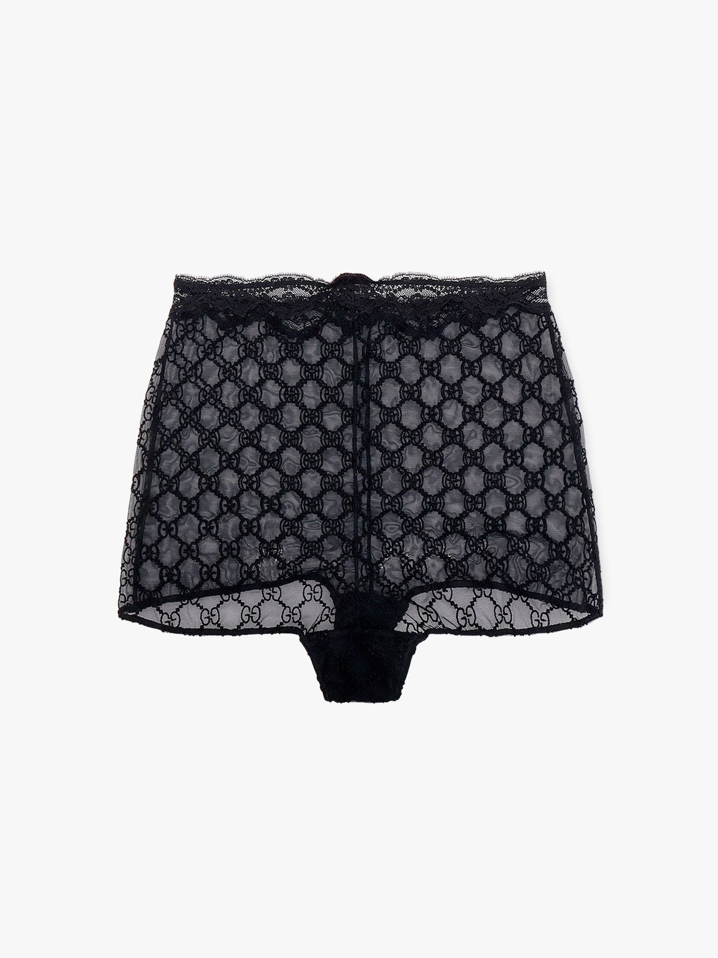Gucci Lace Culottes With All Over Gg Motif