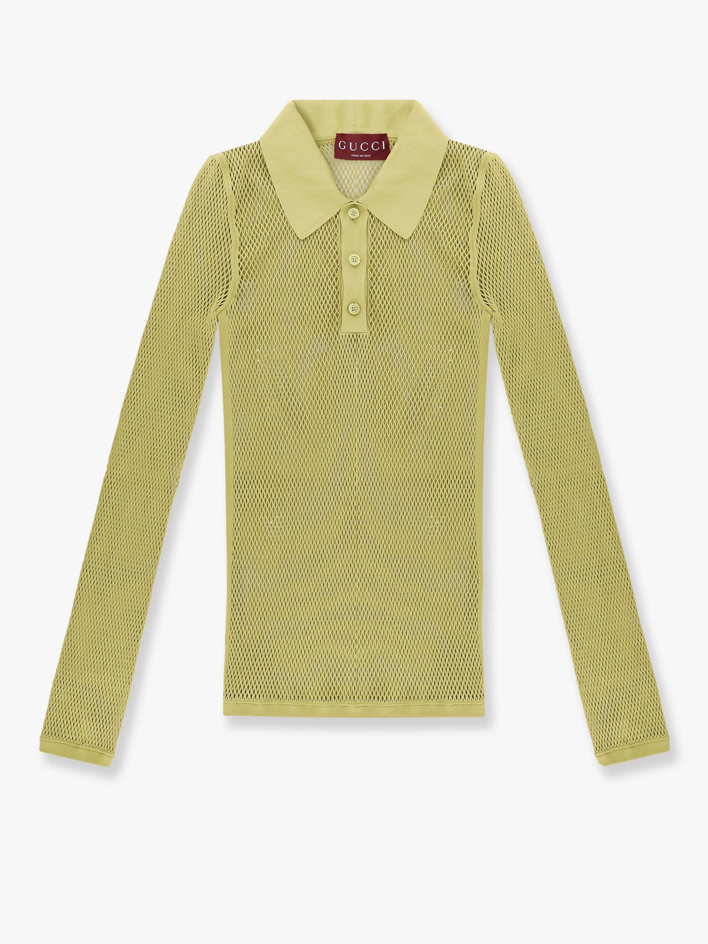 Gucci Perforated Polo Shirt