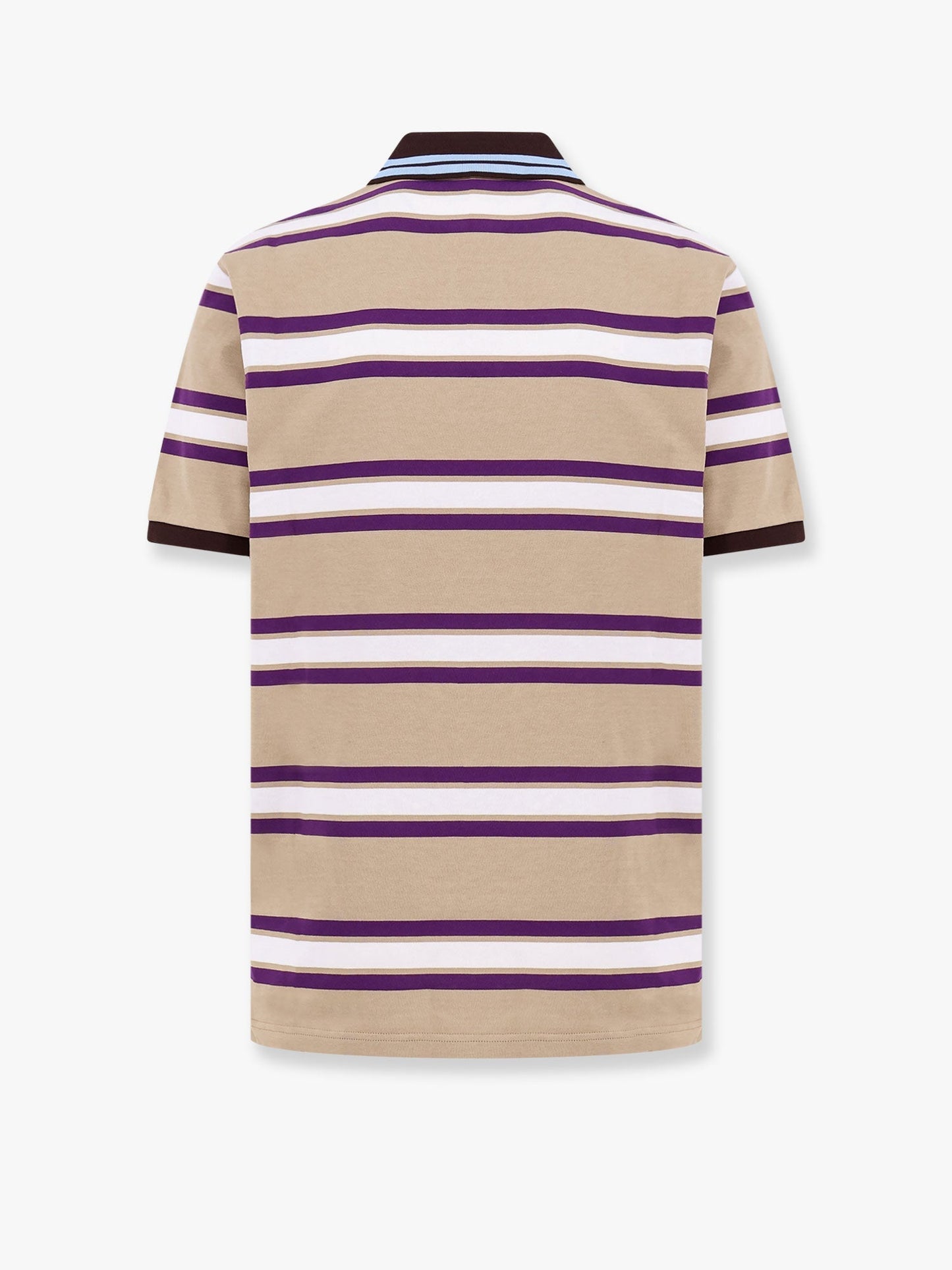 Gucci Striped Cotton Polo Shirt