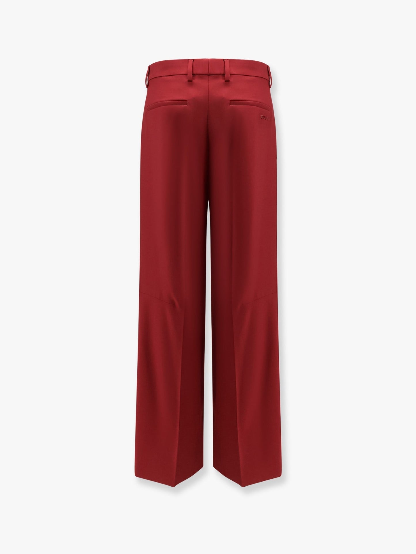 Gucci Wool Oversize Low Rise Trouser With Slit On The Front