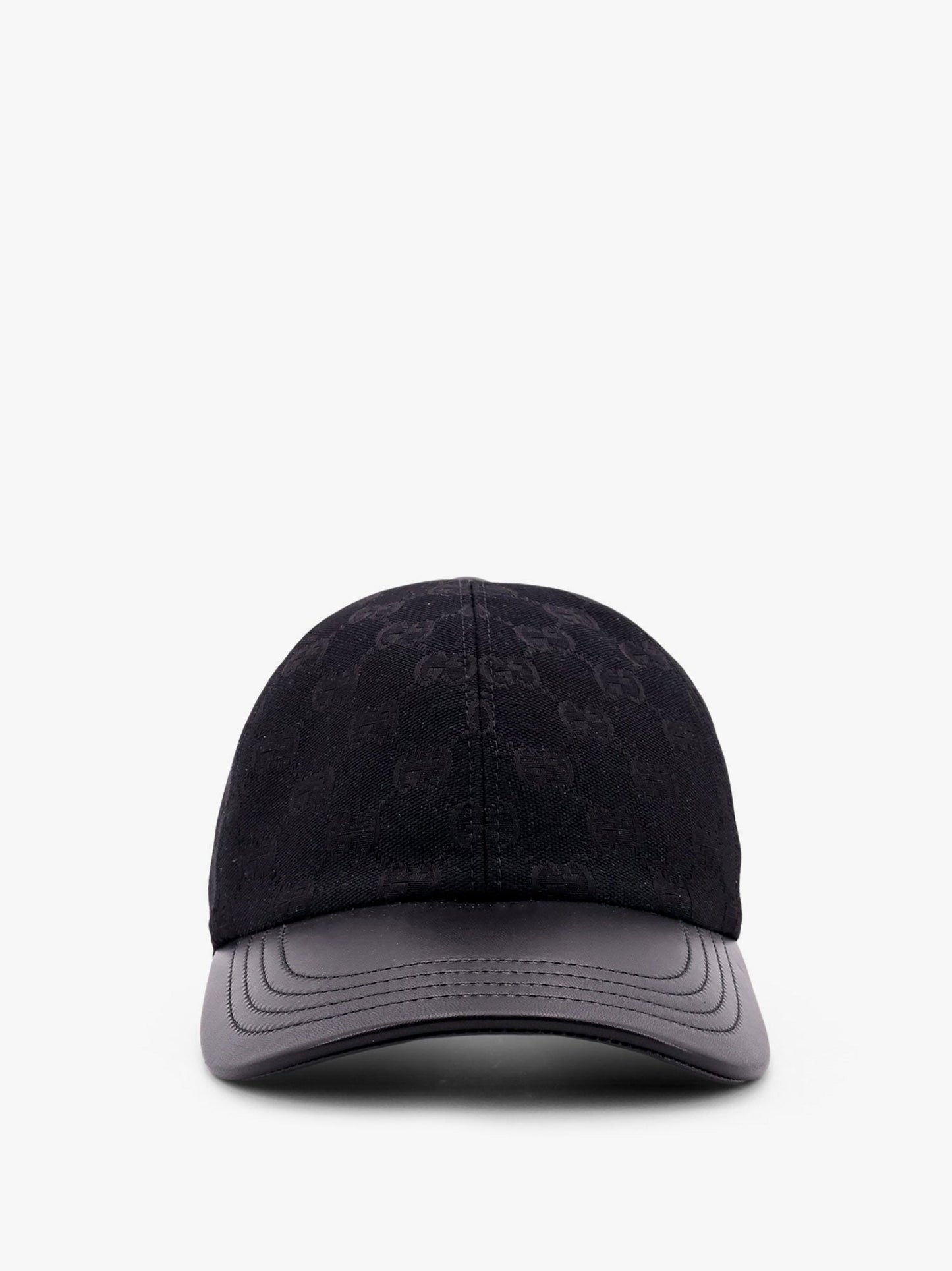 Gucci Baseball Cotton Blend Hat With Gg Motif