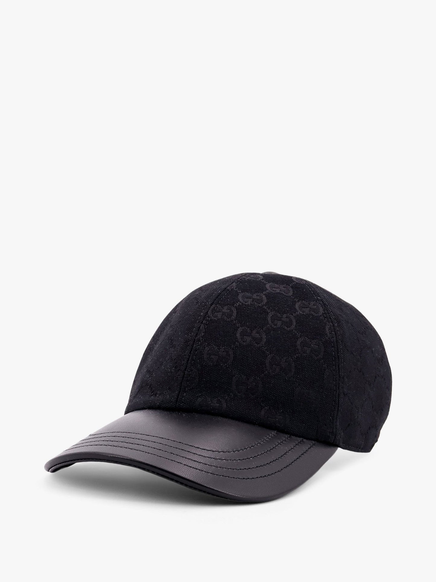 Gucci Baseball Cotton Blend Hat With Gg Motif