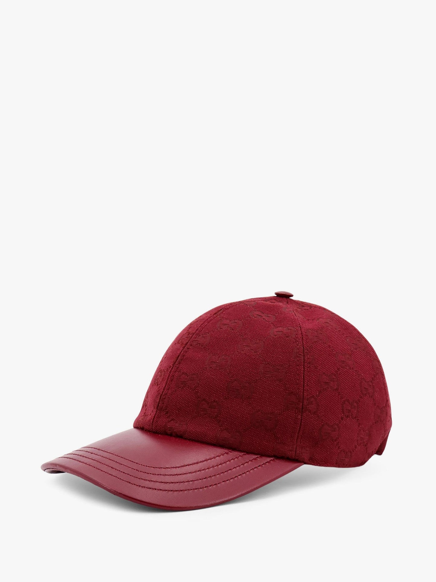 Gucci Baseball Cotton Blend Hat With Gg Motif