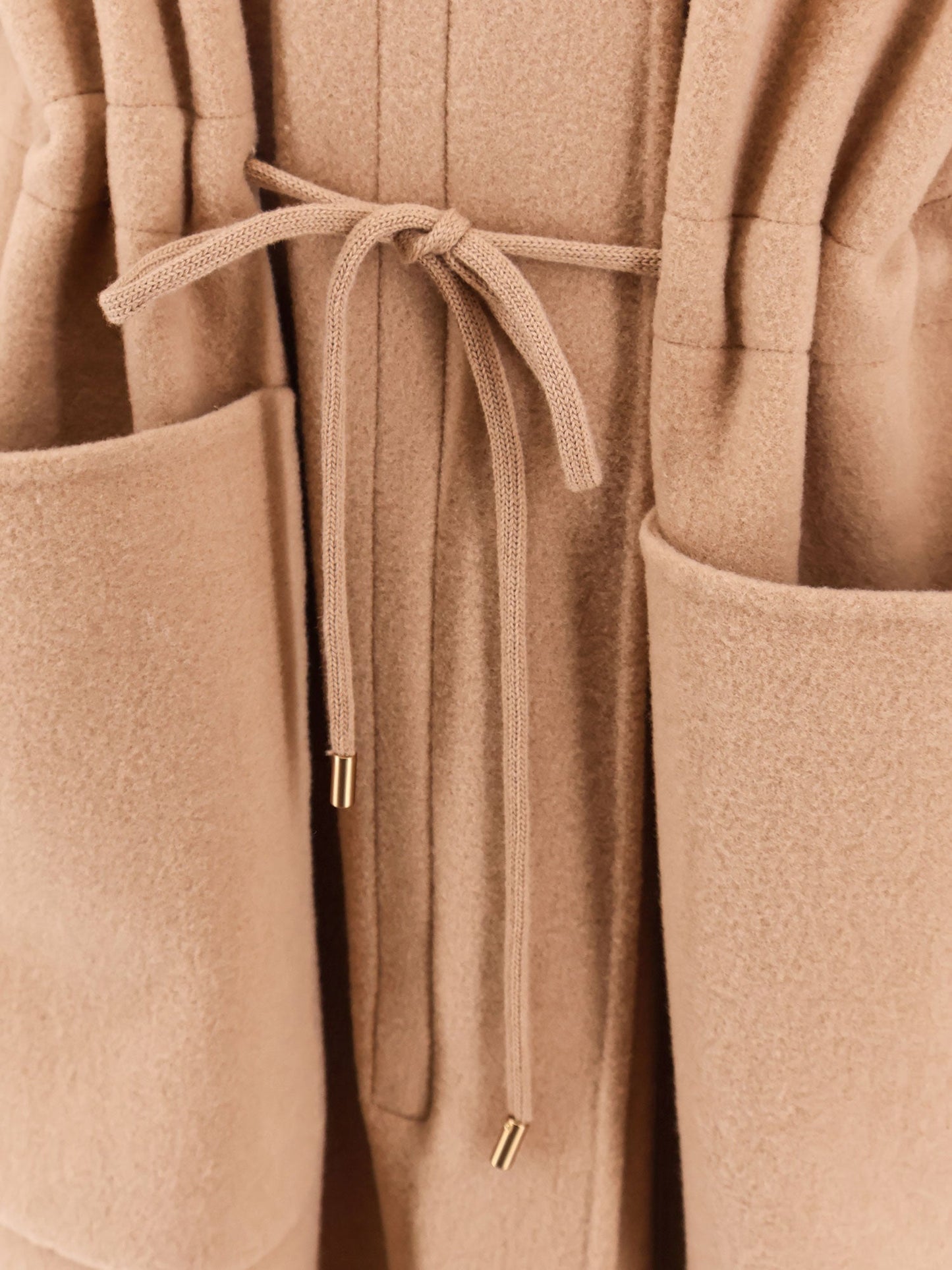 Max Mara Miele Hand Made Virgin Wool And Cashmere Coat