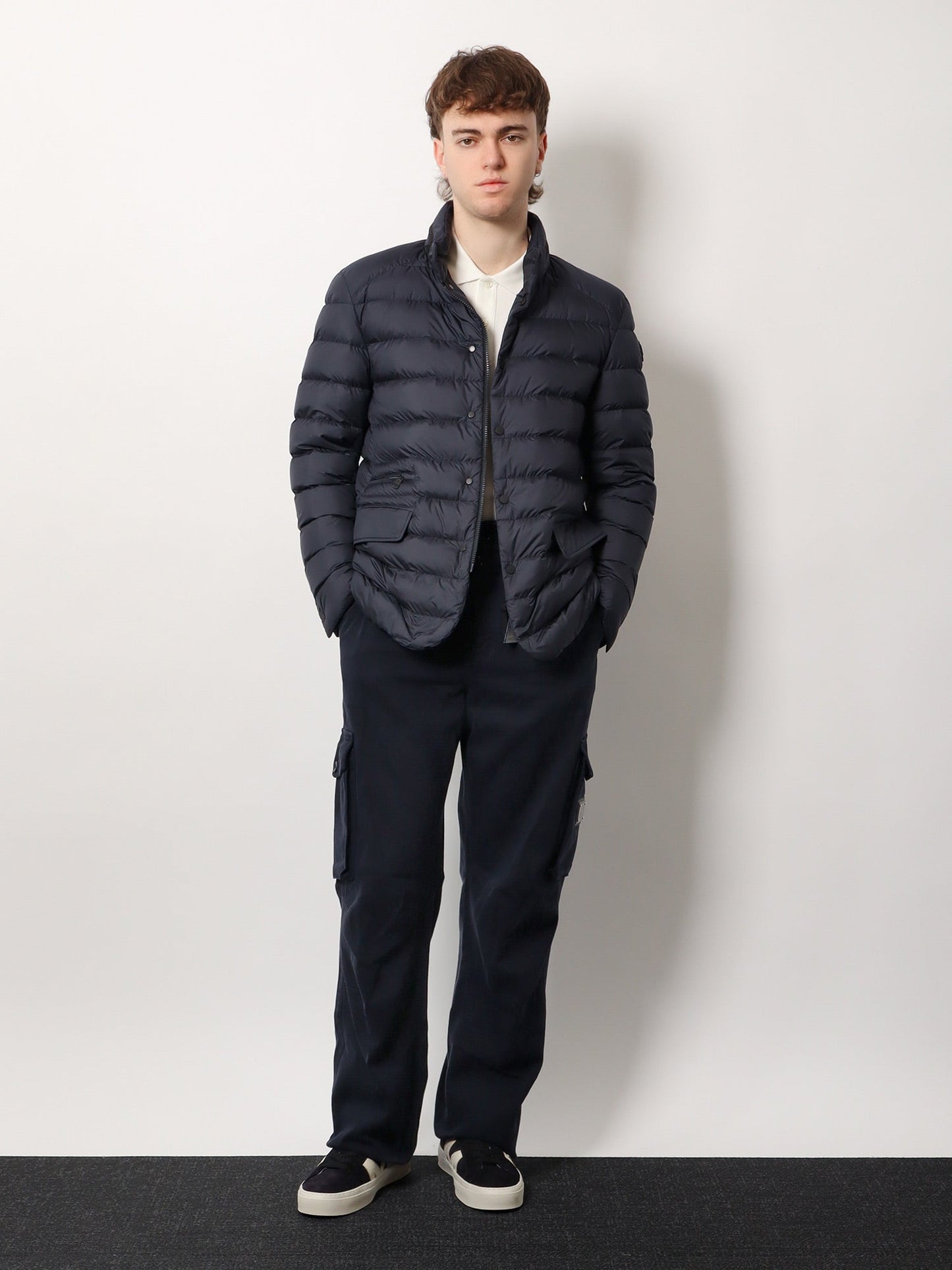 Moncler Carrelet Jacket With Zip And Buttons