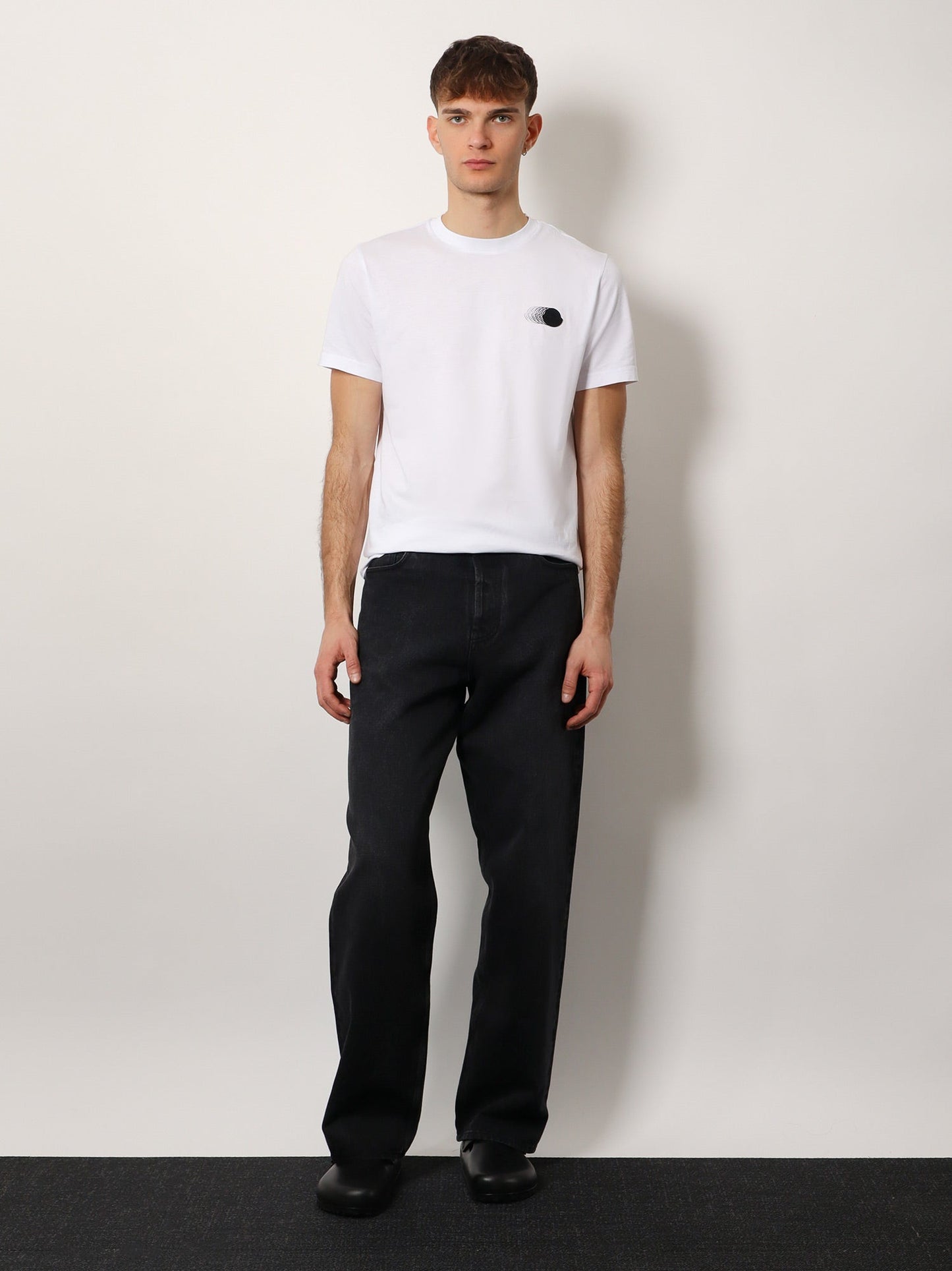Moncler Cotton T Shirt With Frontal Logo
