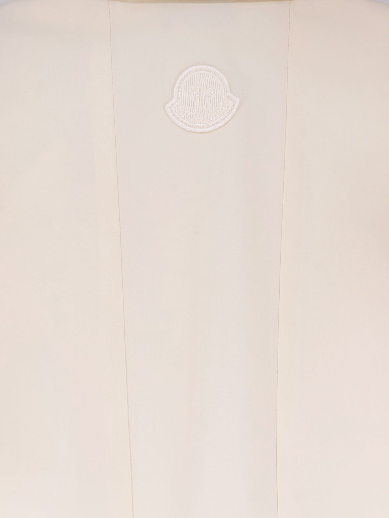 Moncler Cotton And Silk Mini Chemisier Dress