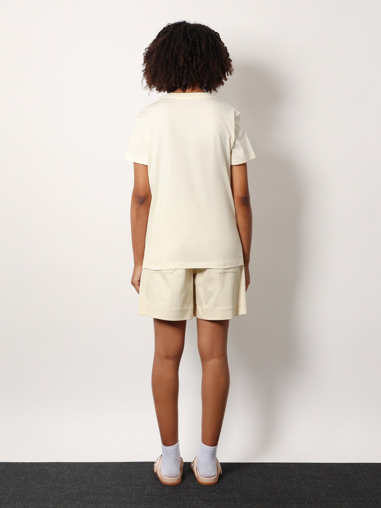 Moncler Biologic Cotton T Shirt With Embroidered Logo