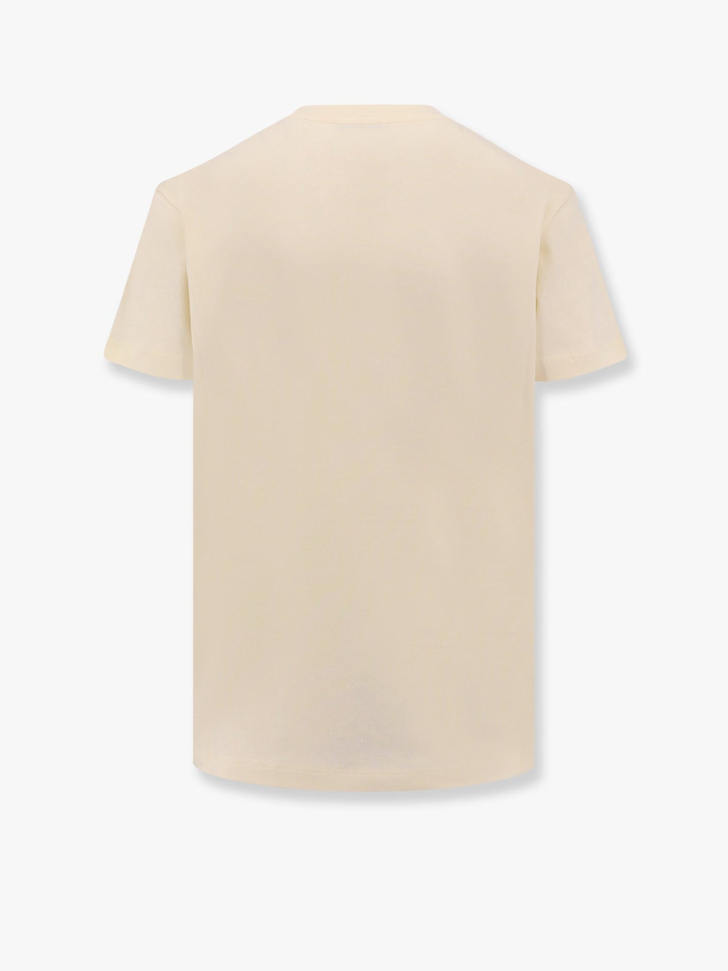 Moncler Biologic Cotton T Shirt With Embroidered Logo