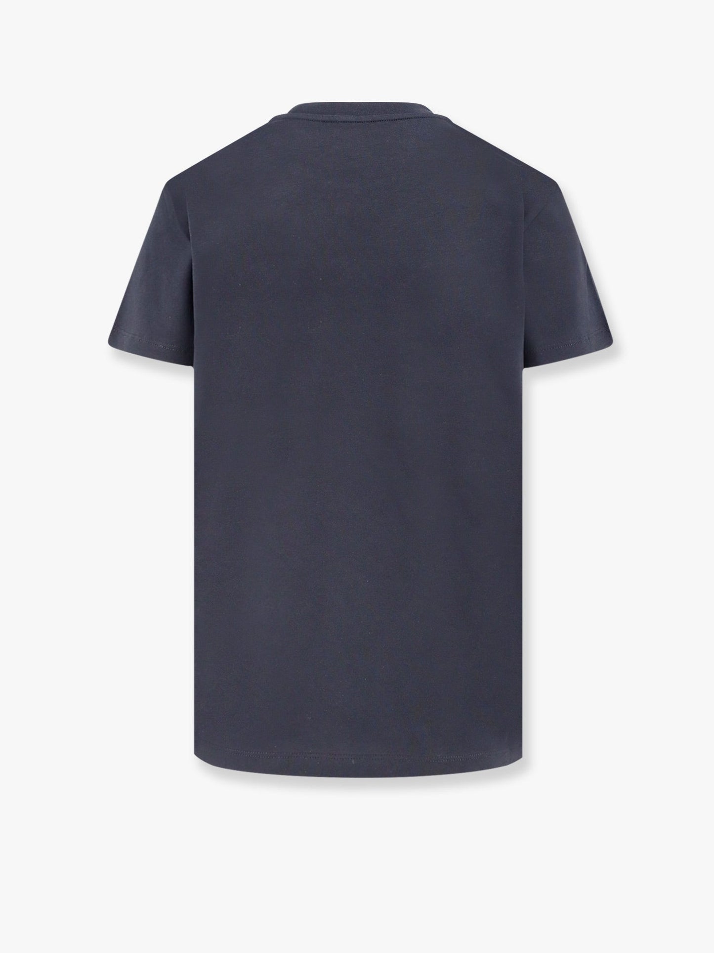 Moncler Biologic Cotton T Shirt With Embroidered Logo