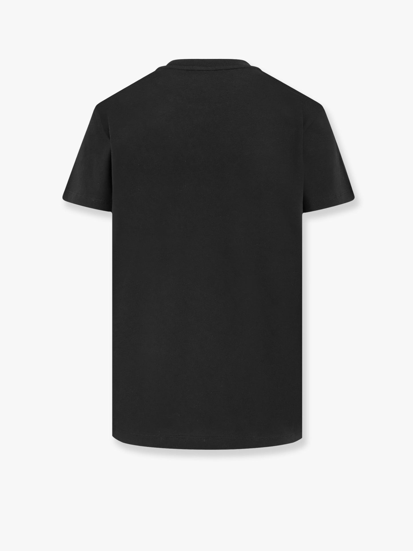 Moncler Biologic Cotton T Shirt With Embroidered Logo