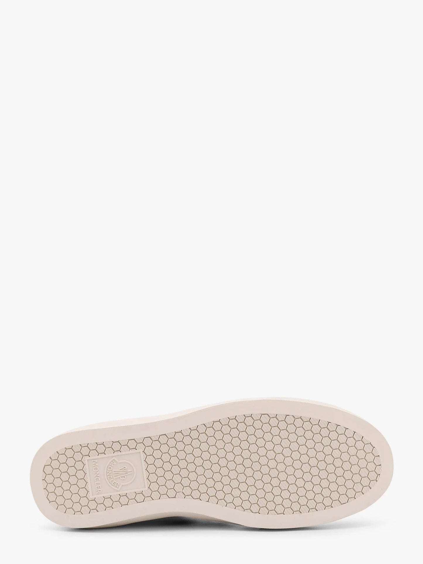 MONCLER - Monaco2 leather sneakers with logo print
