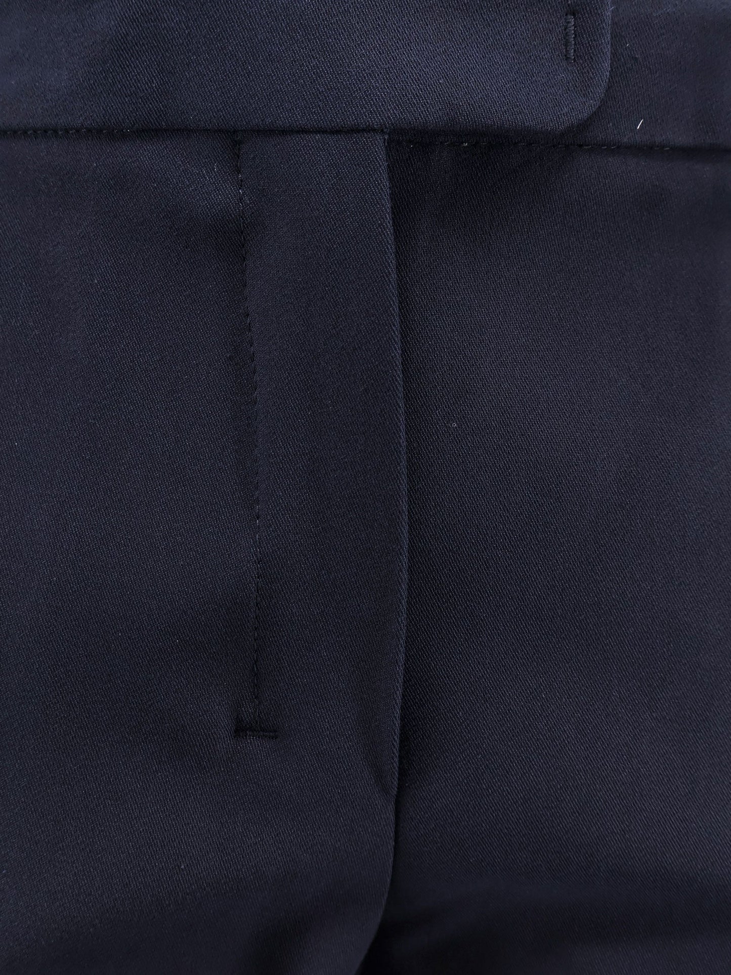 'S Max Mara Fatina Viscose And Cotton Trouser