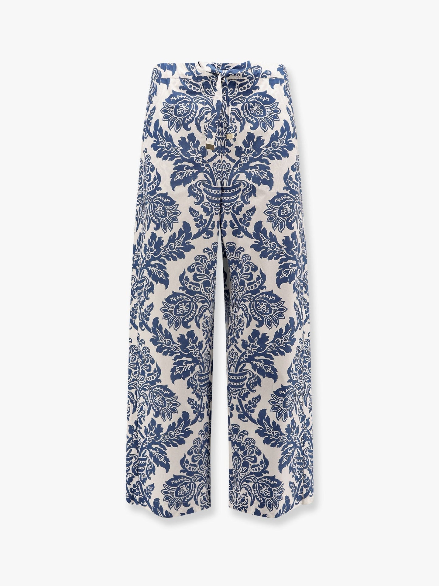'S Max Mara Merano Cotton Trouser With Floral Print