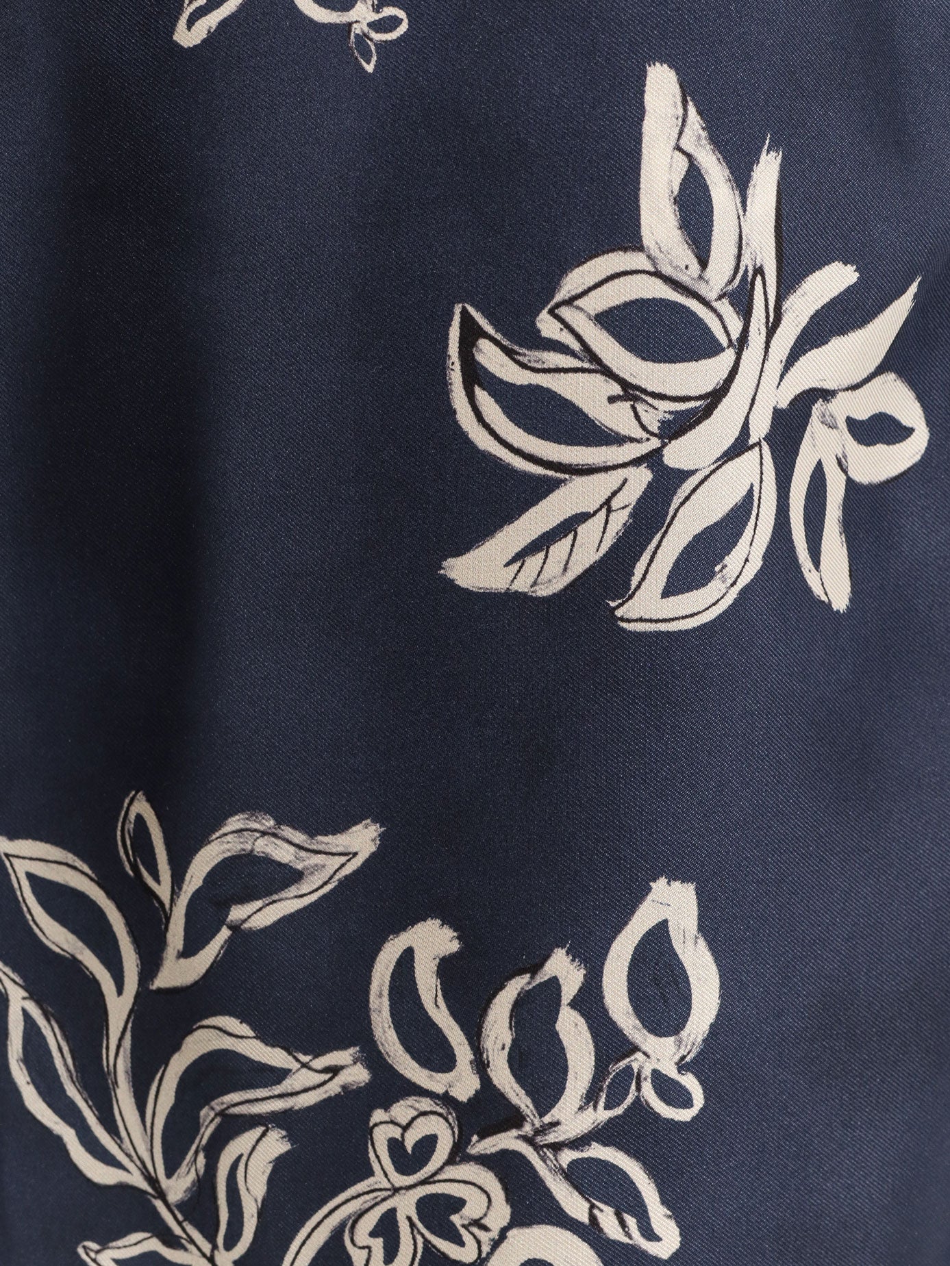 'S Max Mara Cinzia Silk Trouser With Floral Print
