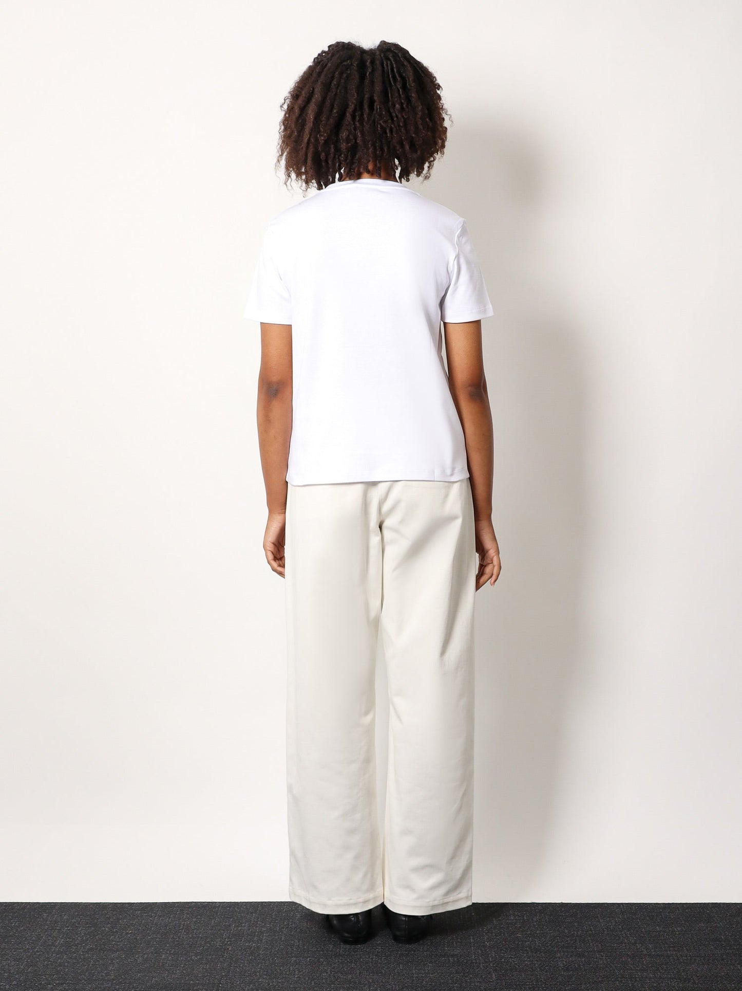'S Max Mara Quieto Cotton T Shirt With Print On The Front