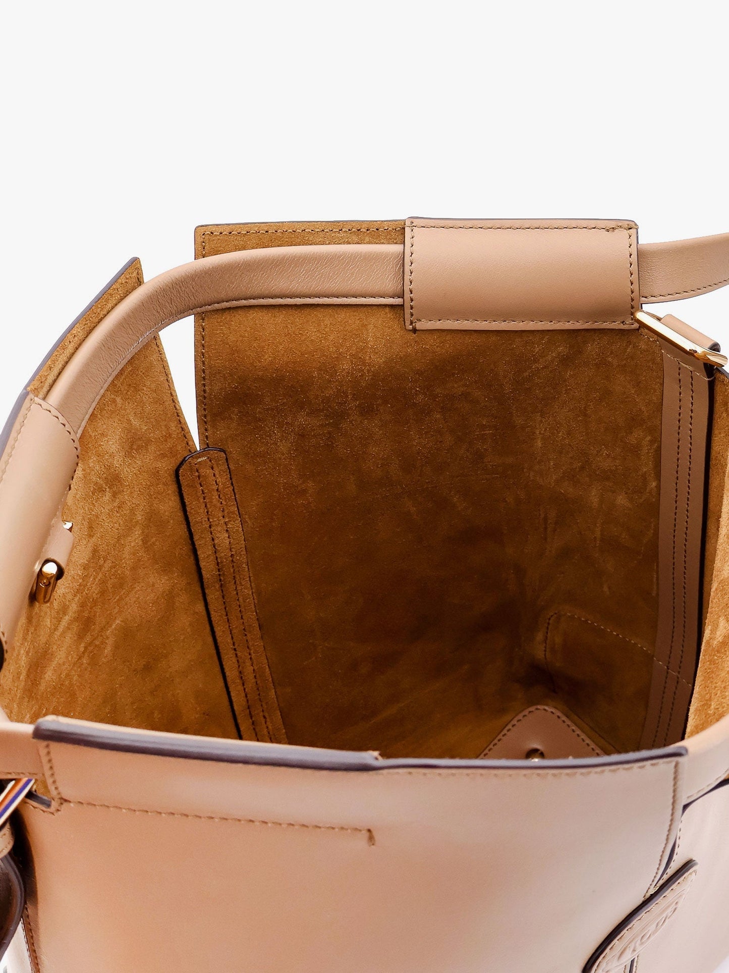 Tod's Leather Handbag With Frontal Logo Patch