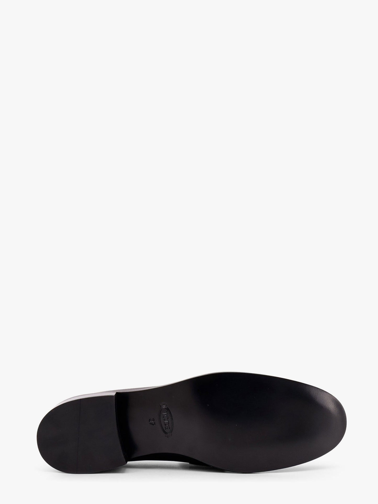Tod's Leather Loafer With T Timeless Metal Logo