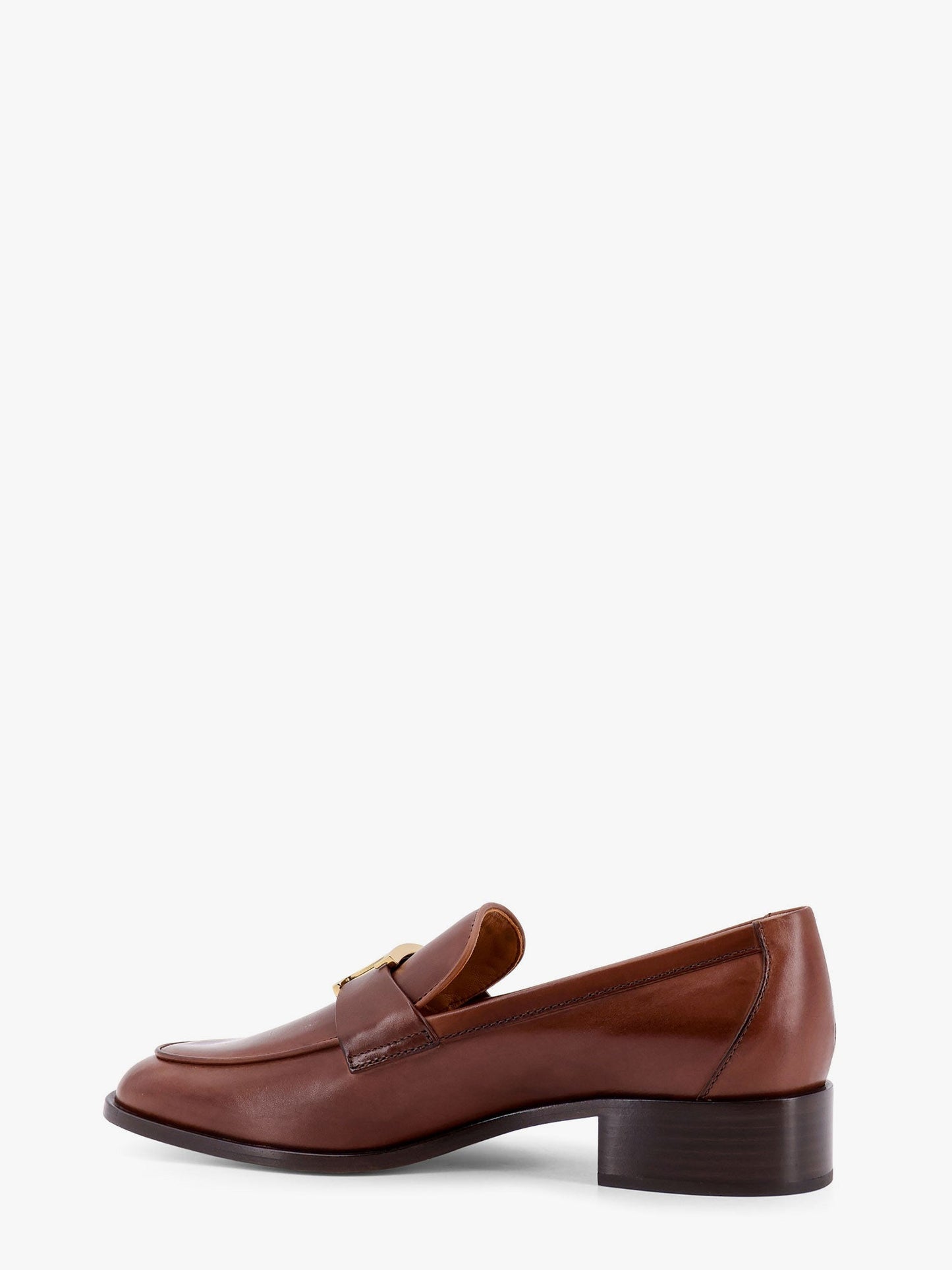Tod's Leather Loafer With T Timeless Metal Logo
